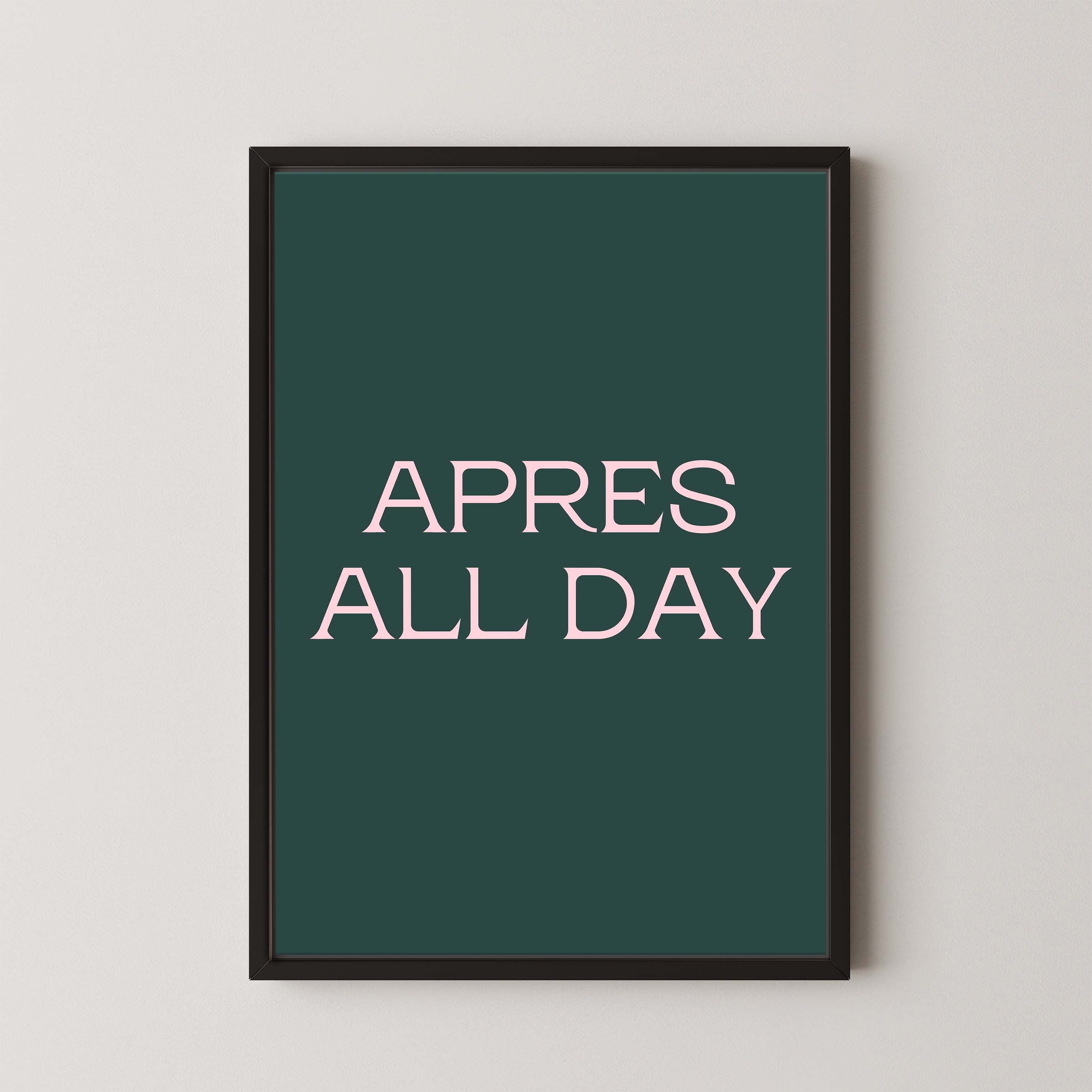 Apres All Day in Kelly and Pink