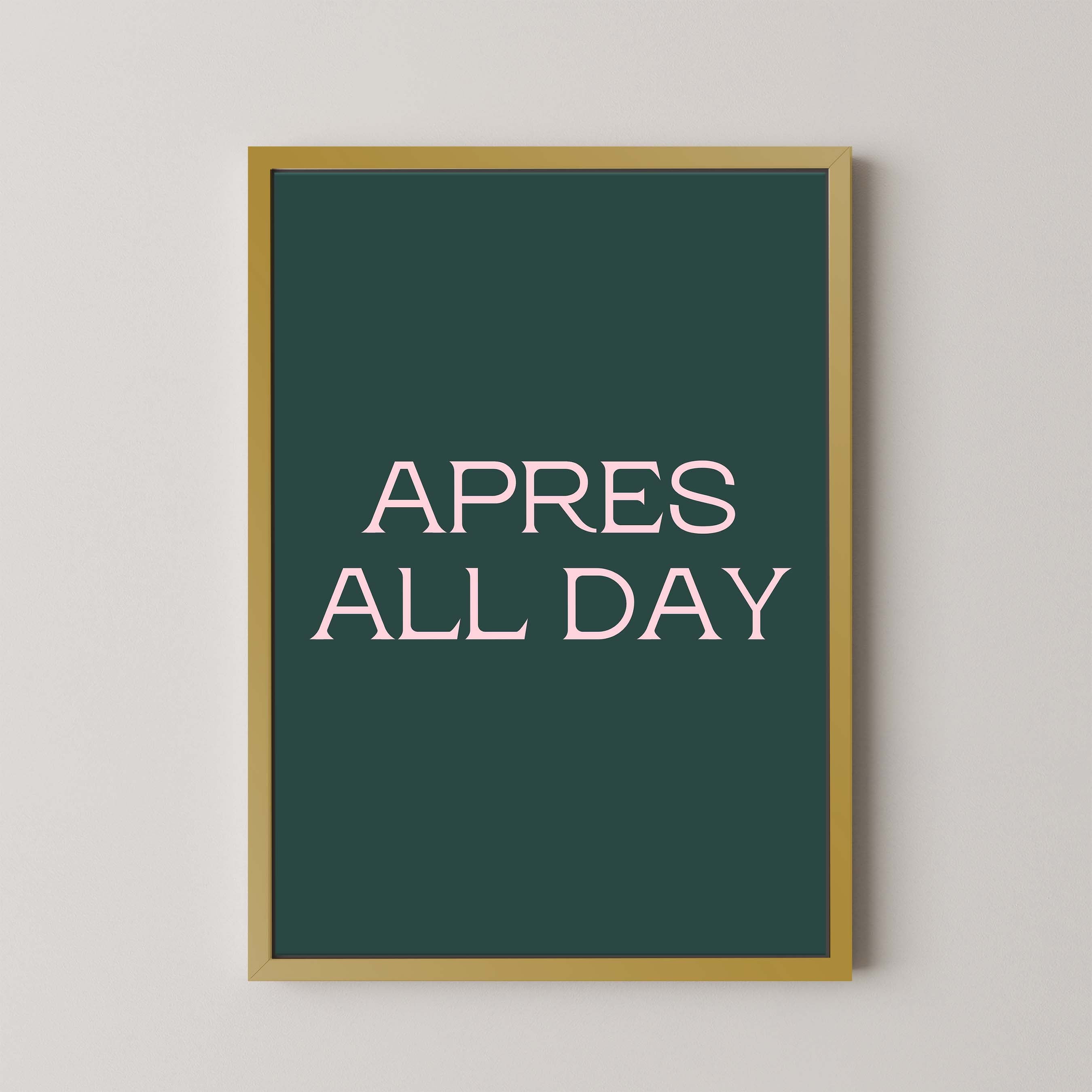 Apres All Day in Kelly and Pink