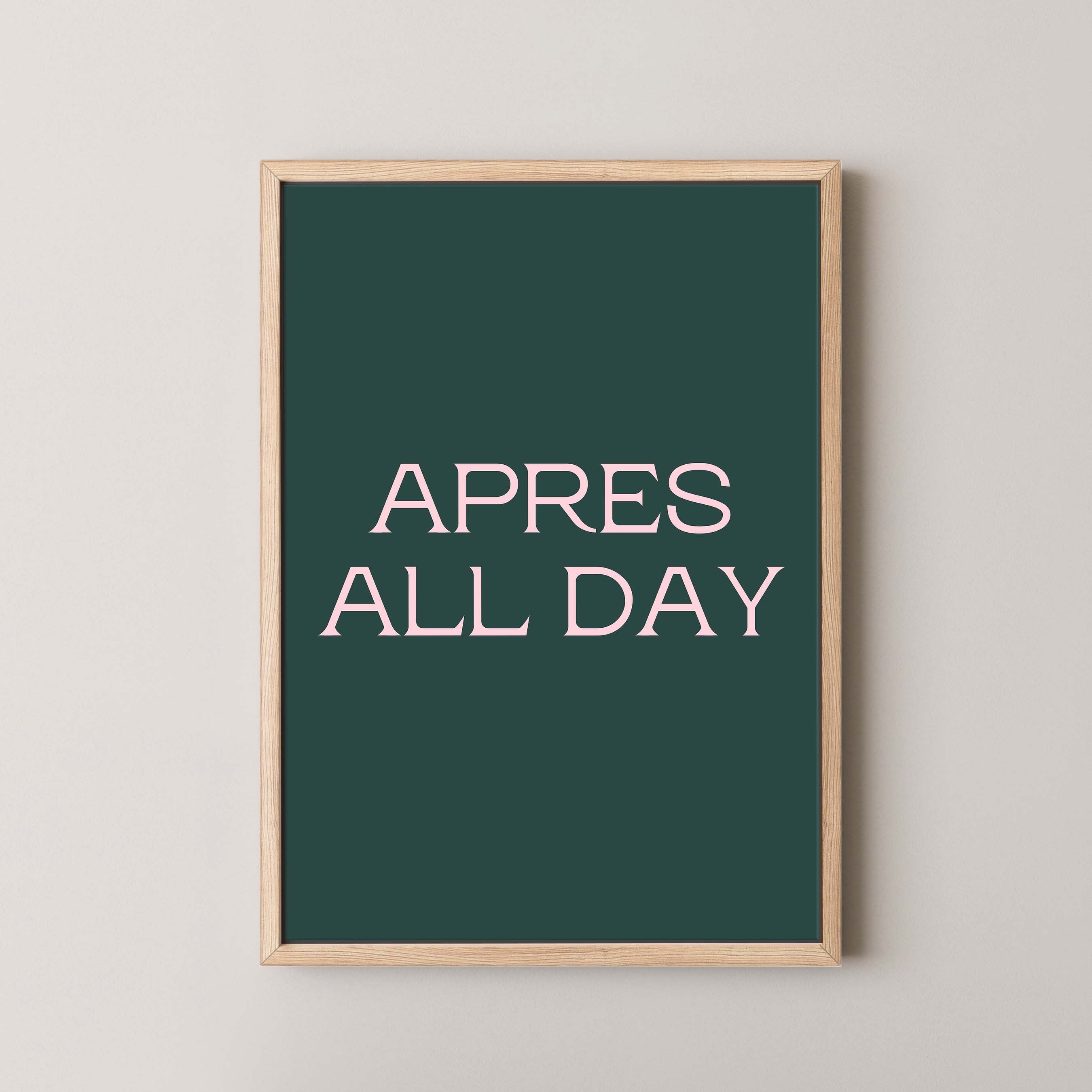 Apres All Day in Kelly and Pink