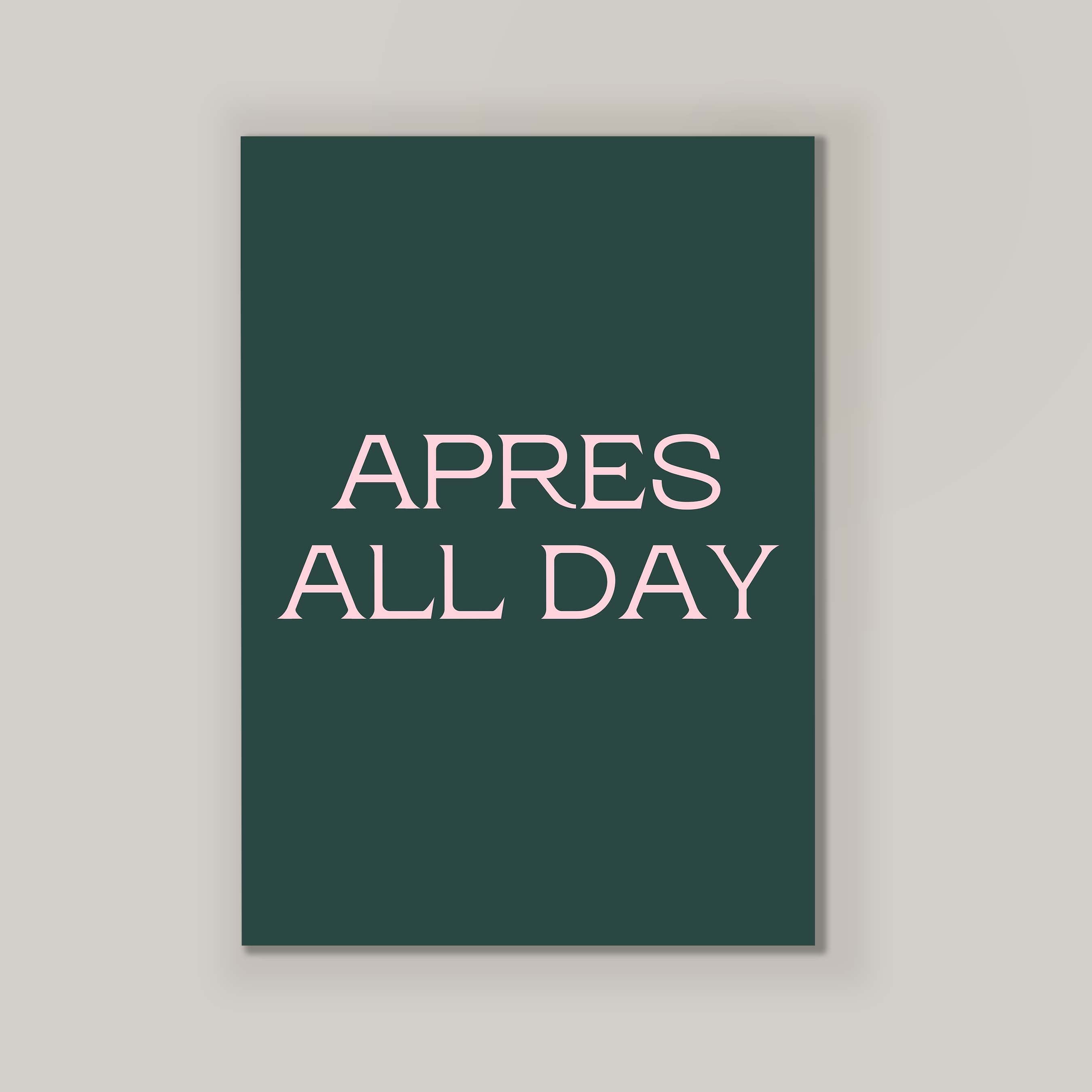 Apres All Day in Kelly and Pink