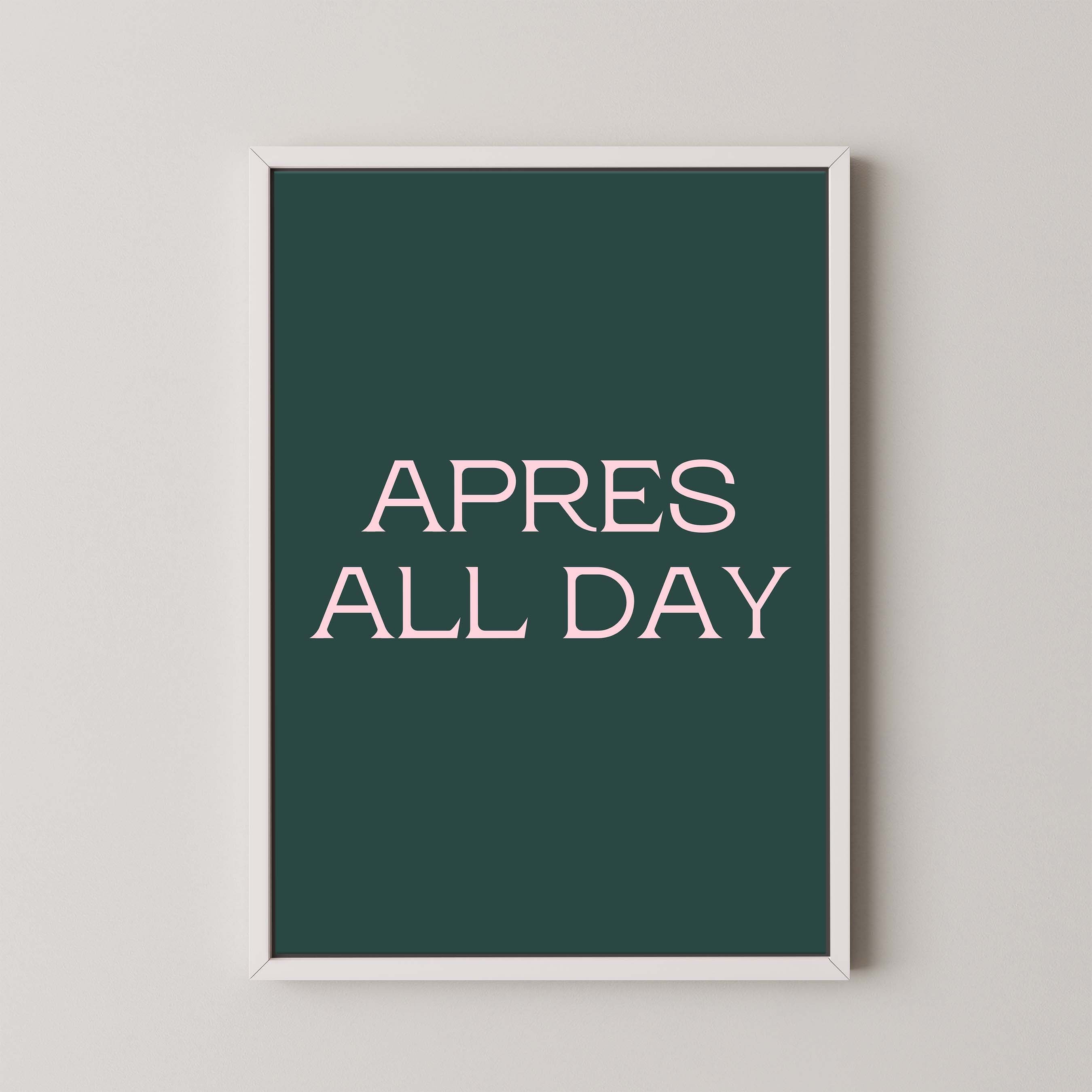 Apres All Day in Kelly and Pink