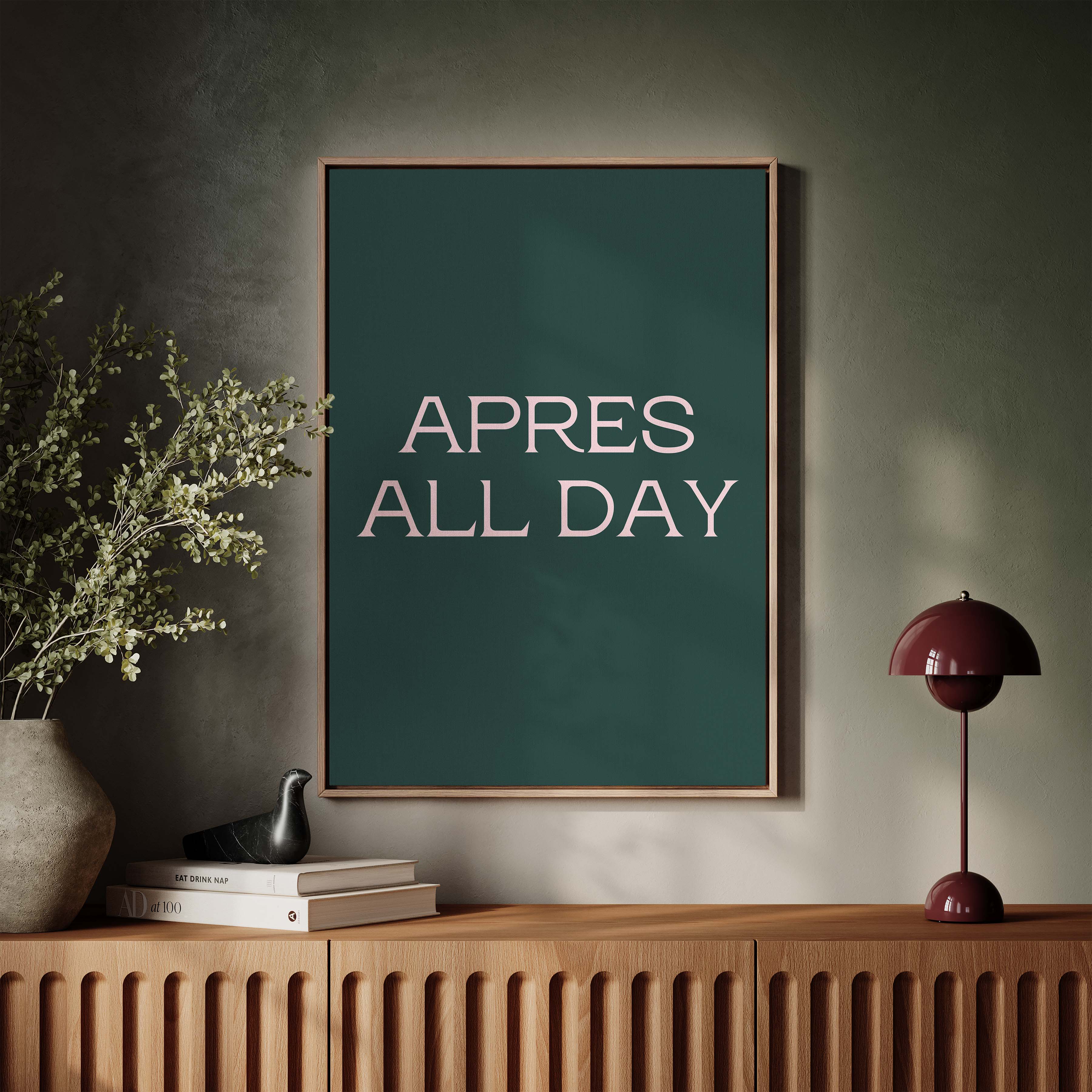 Apres All Day in Kelly and Pink