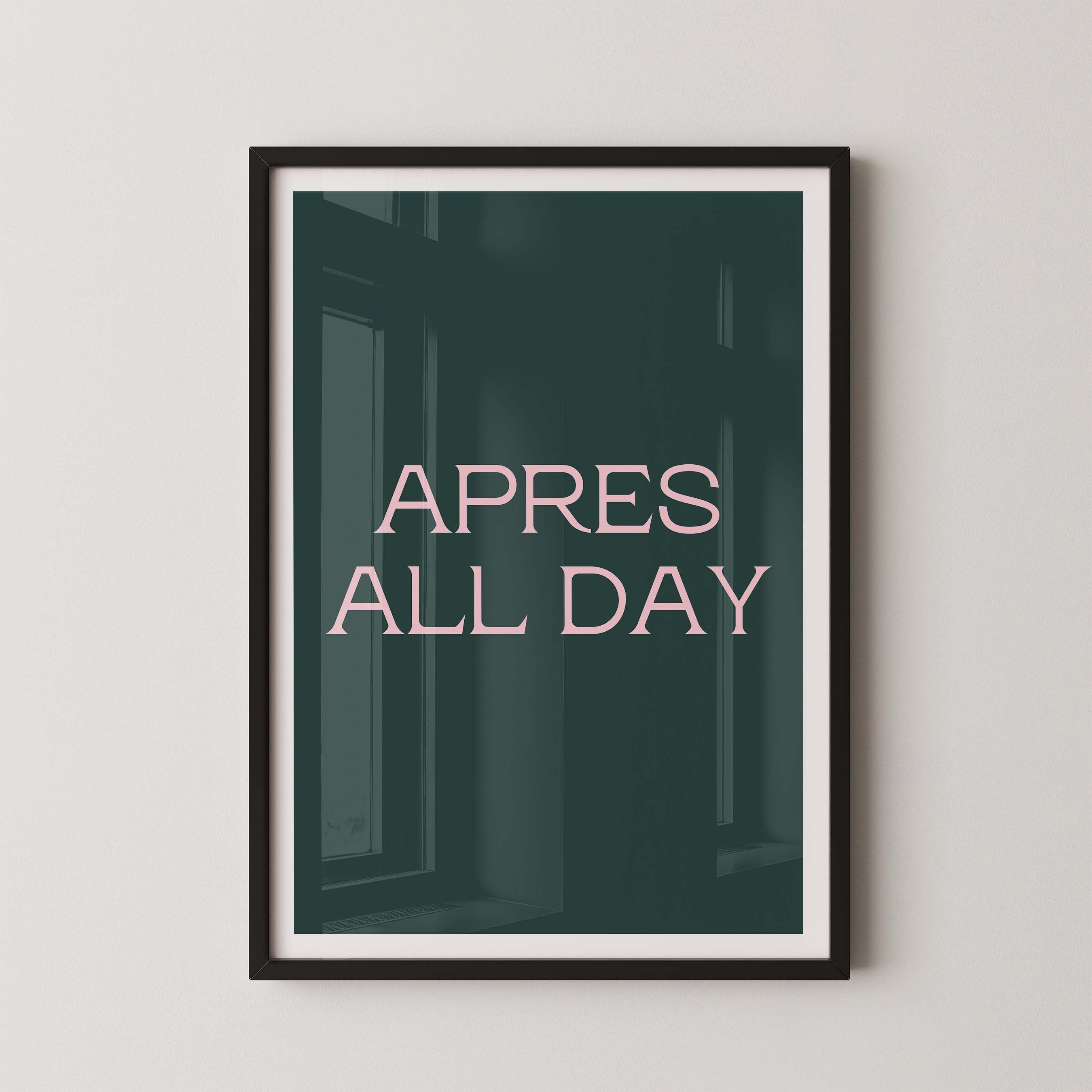 Apres All Day in Kelly and Pink