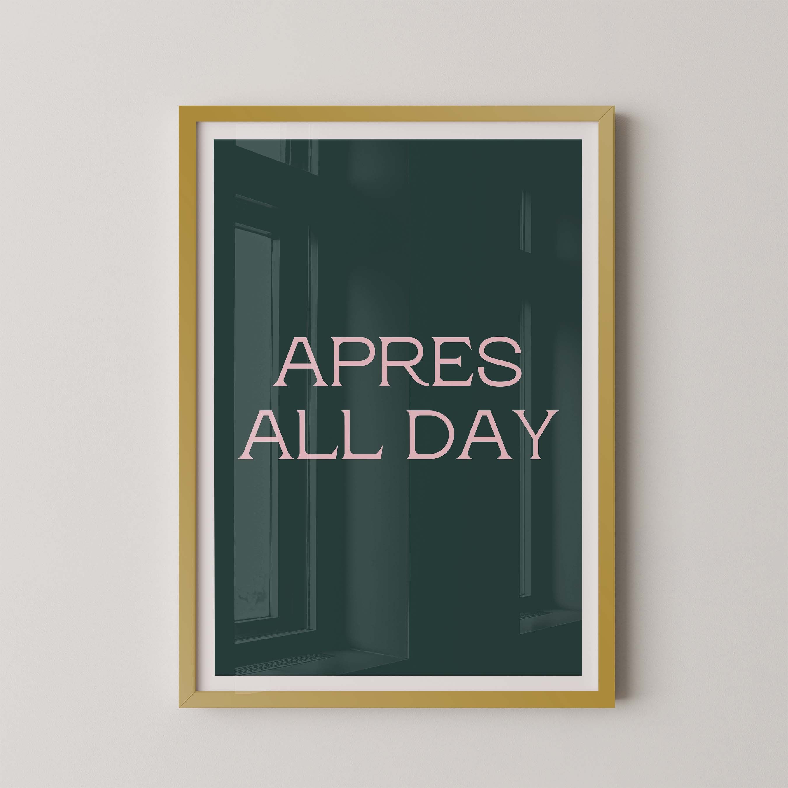 Apres All Day in Kelly and Pink
