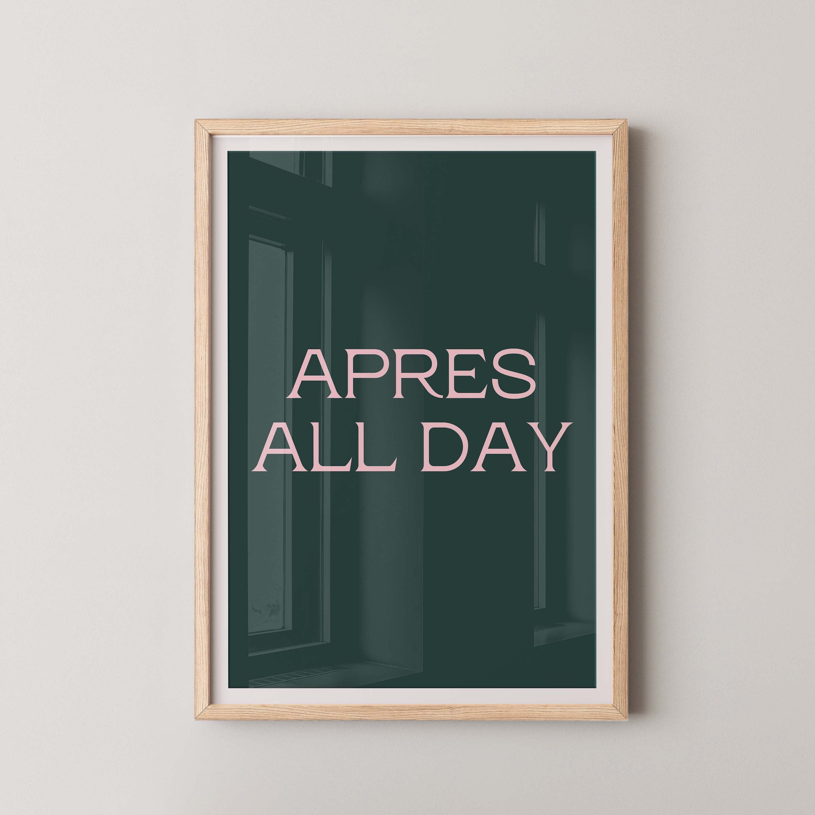 Apres All Day in Kelly and Pink