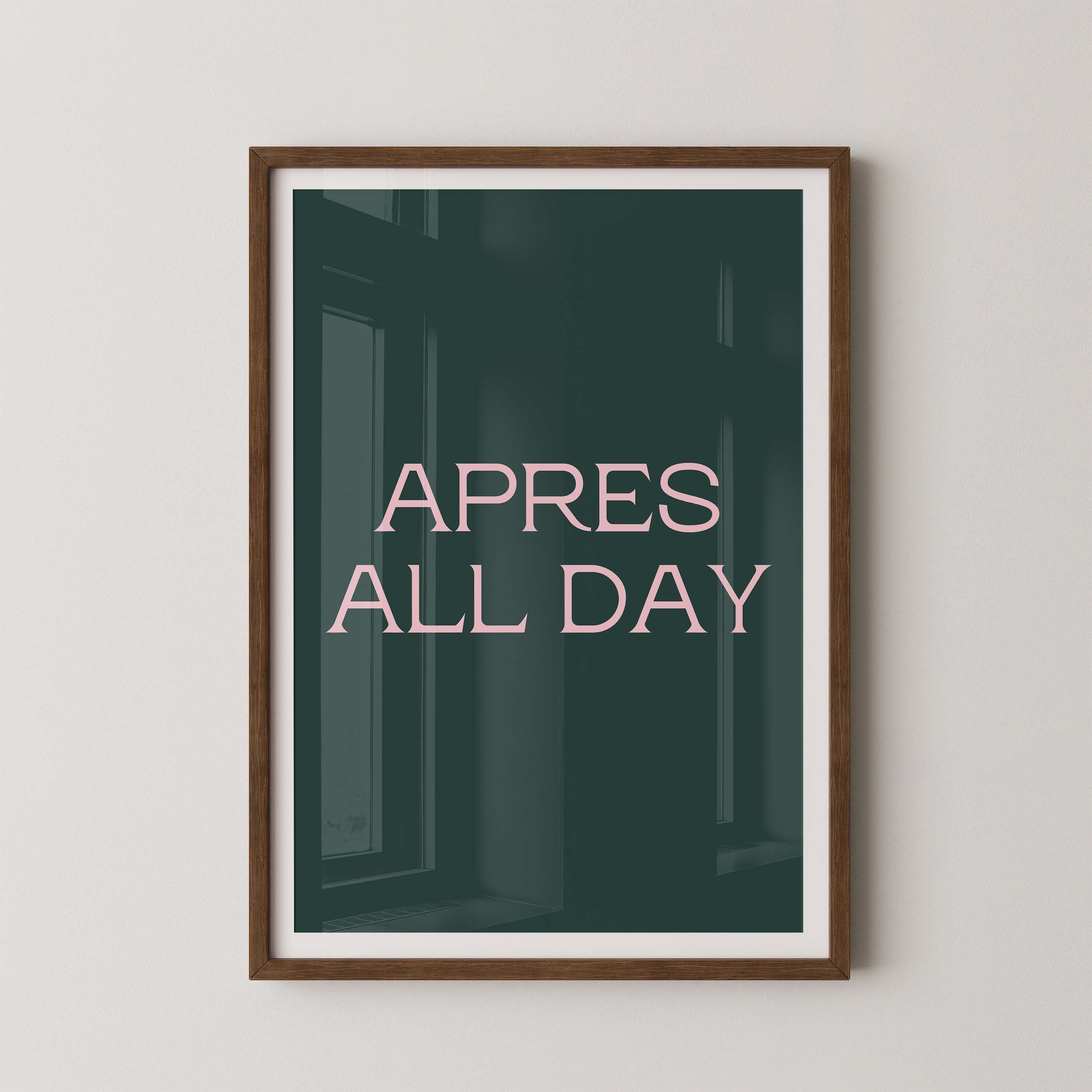 Apres All Day in Kelly and Pink