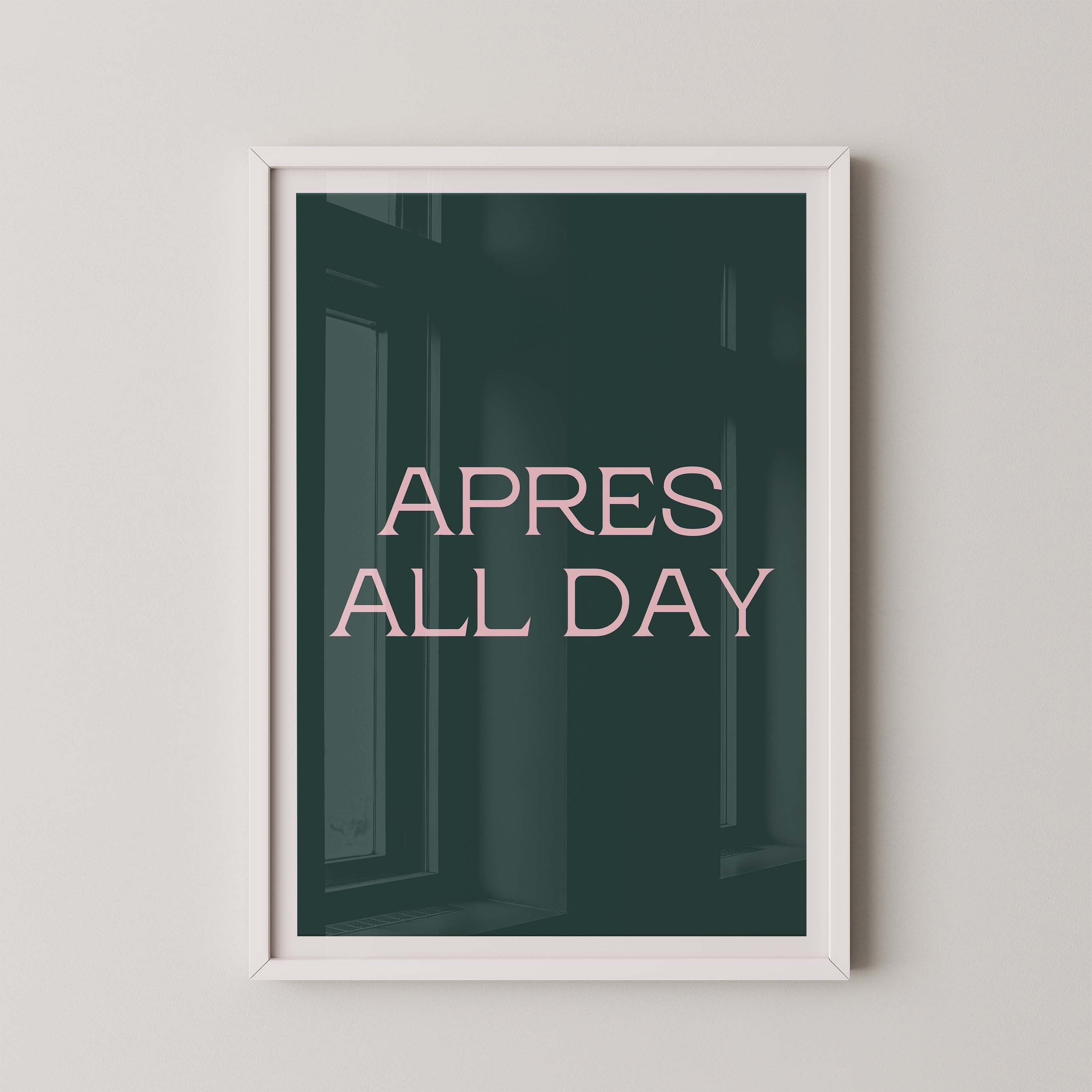 Apres All Day in Kelly and Pink