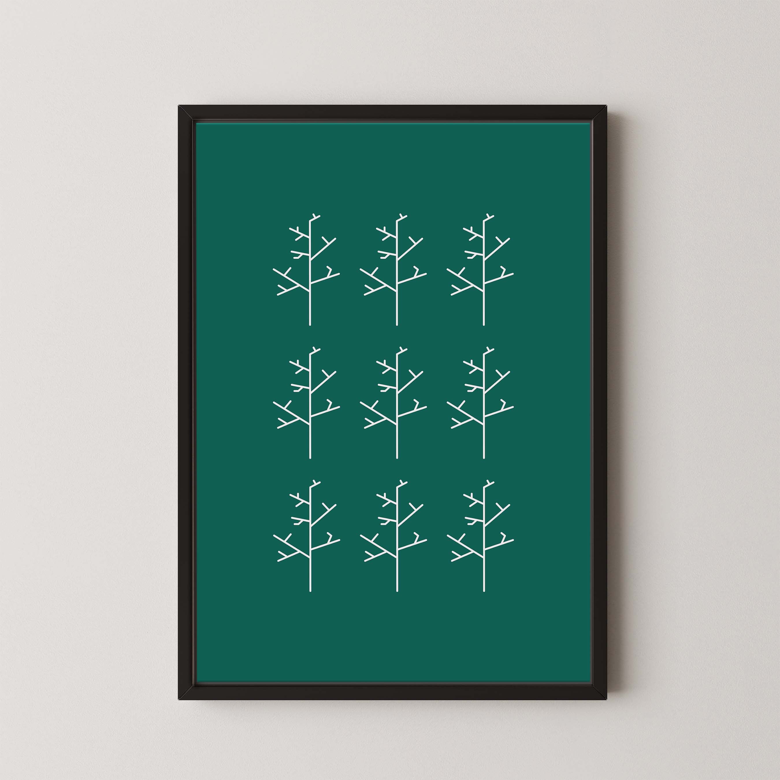 Aspens in Green