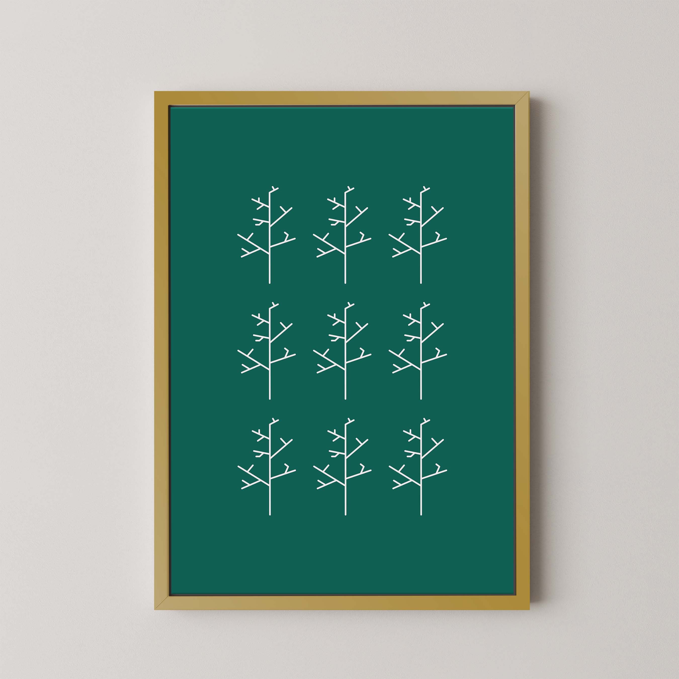 Aspens in Green