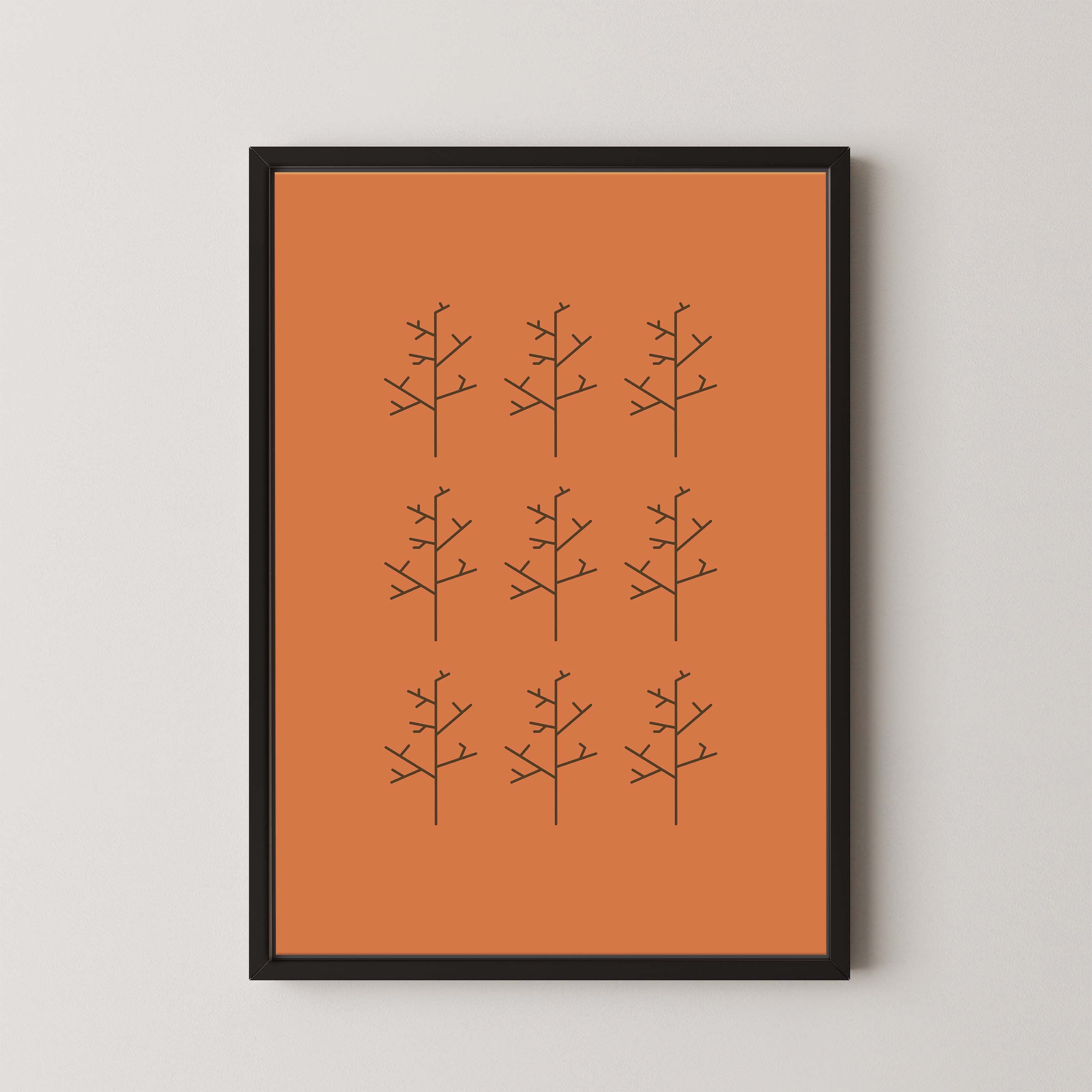 Aspens in Tangerine