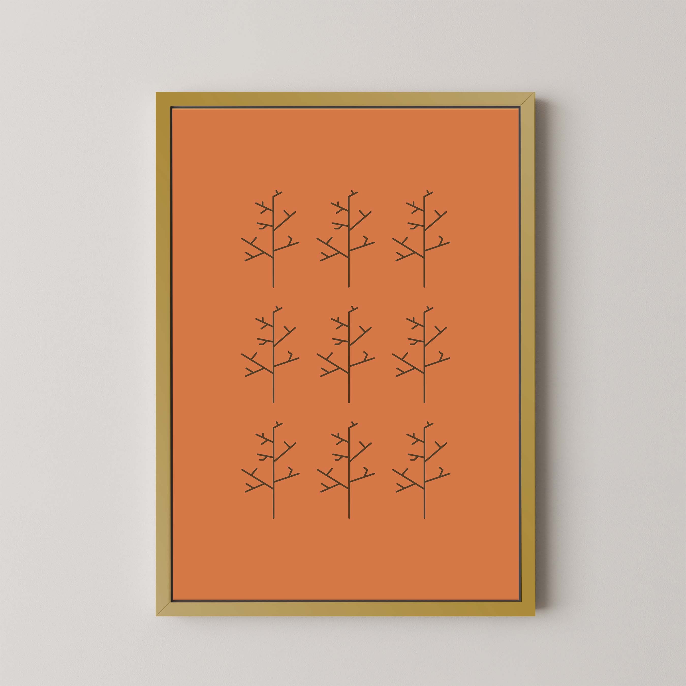 Aspens in Tangerine