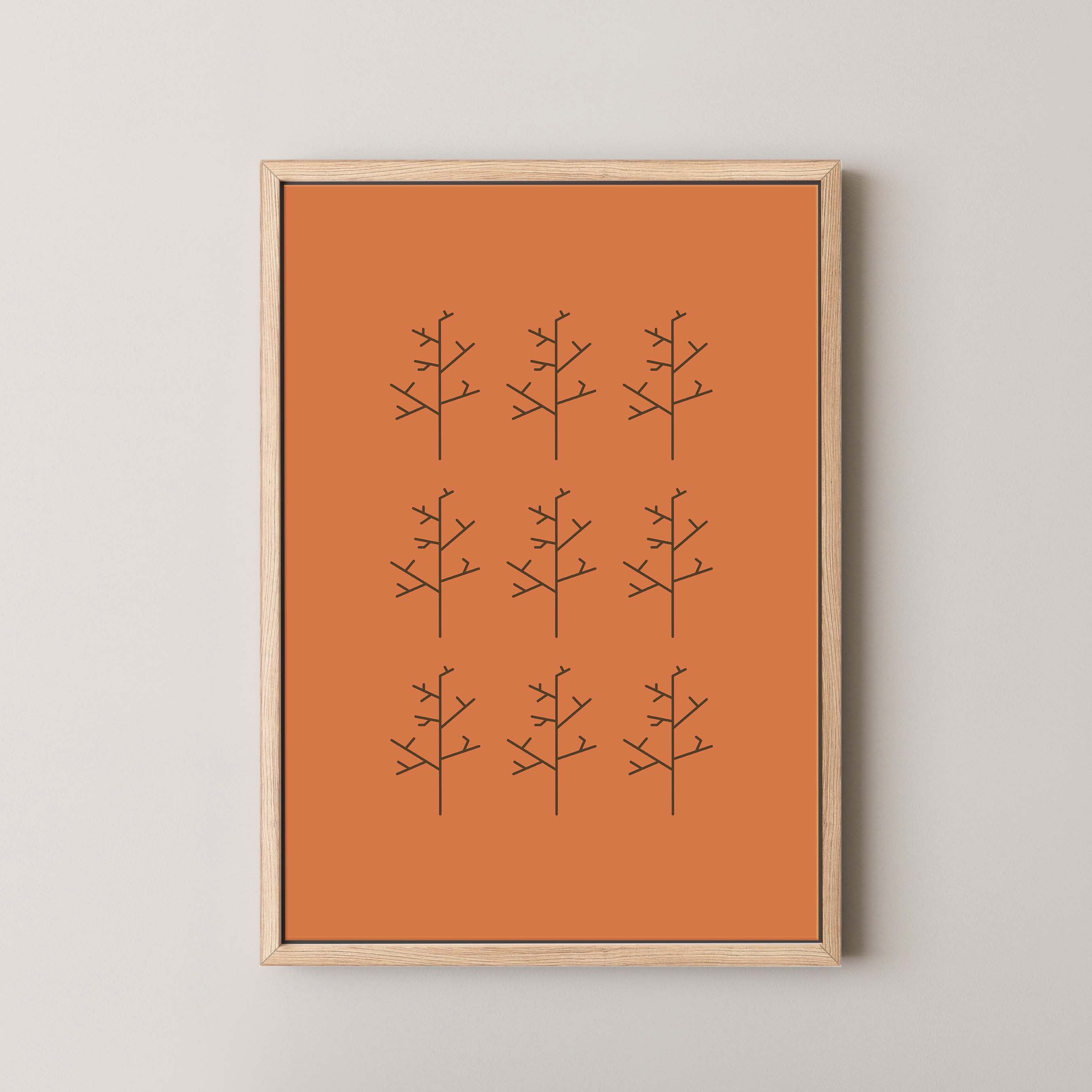 Aspens in Tangerine