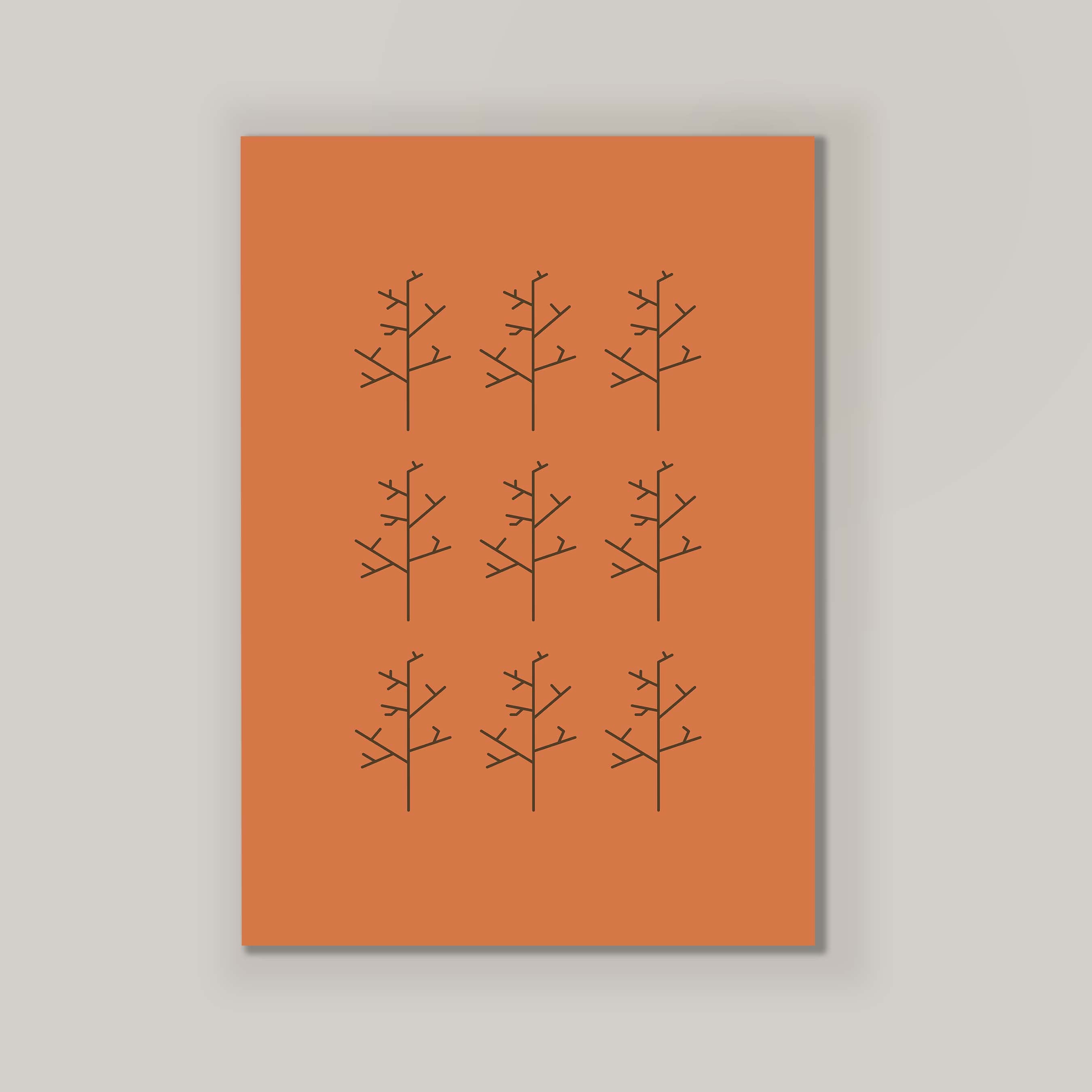 Aspens in Tangerine
