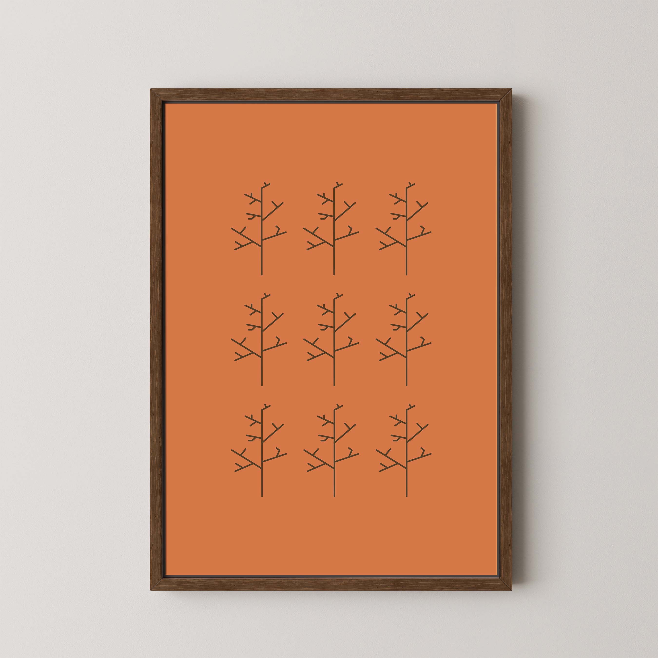Aspens in Tangerine