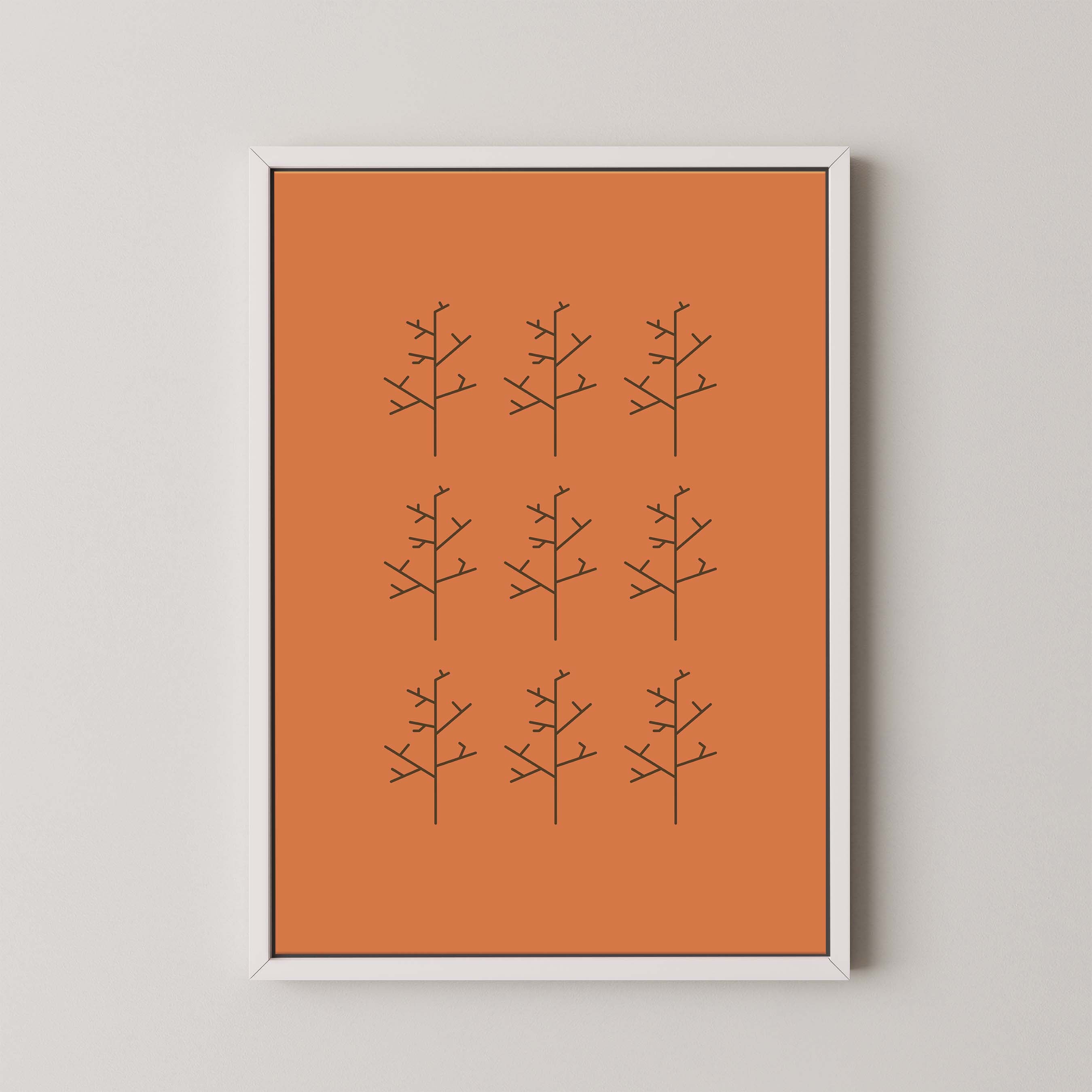 Aspens in Tangerine