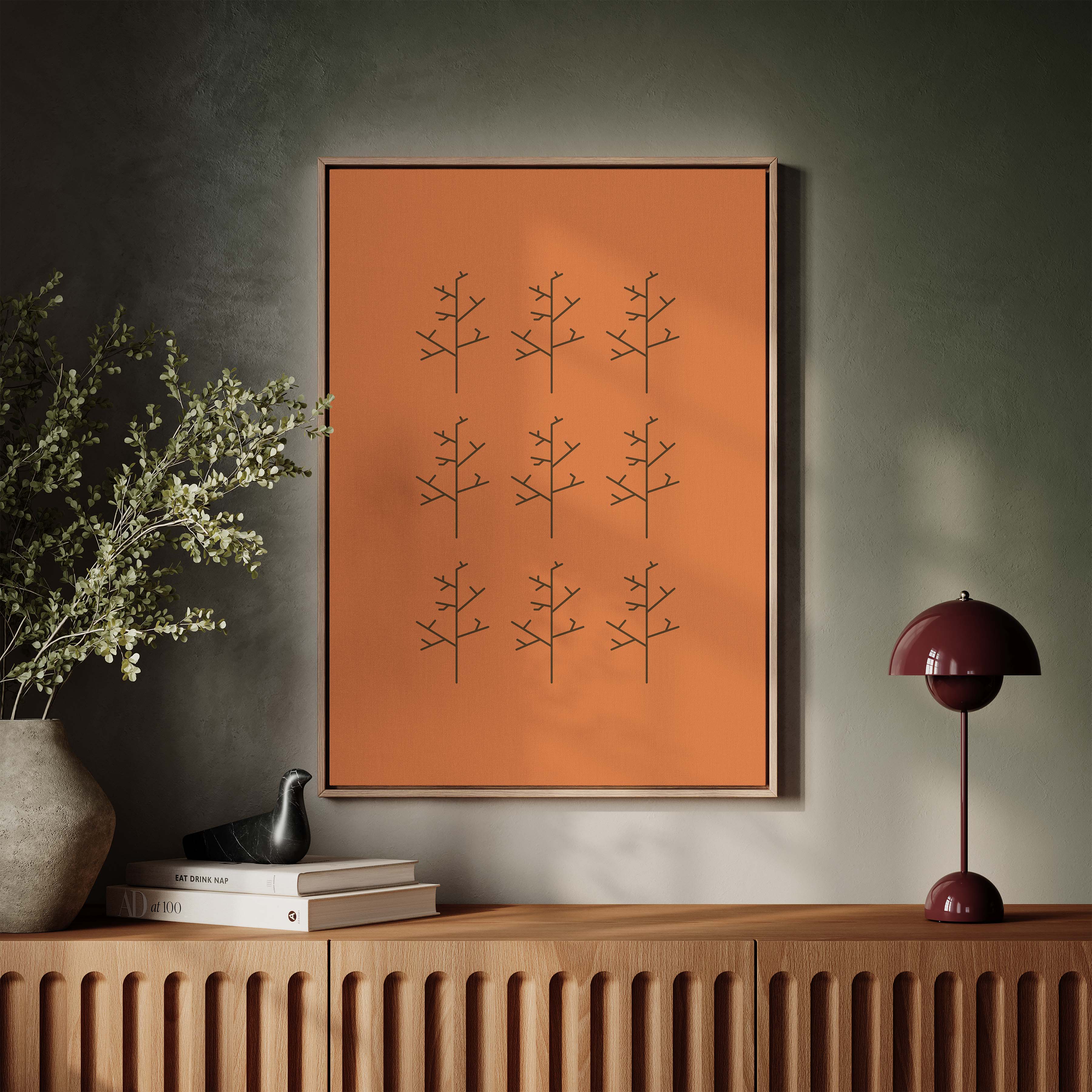 Aspens in Tangerine