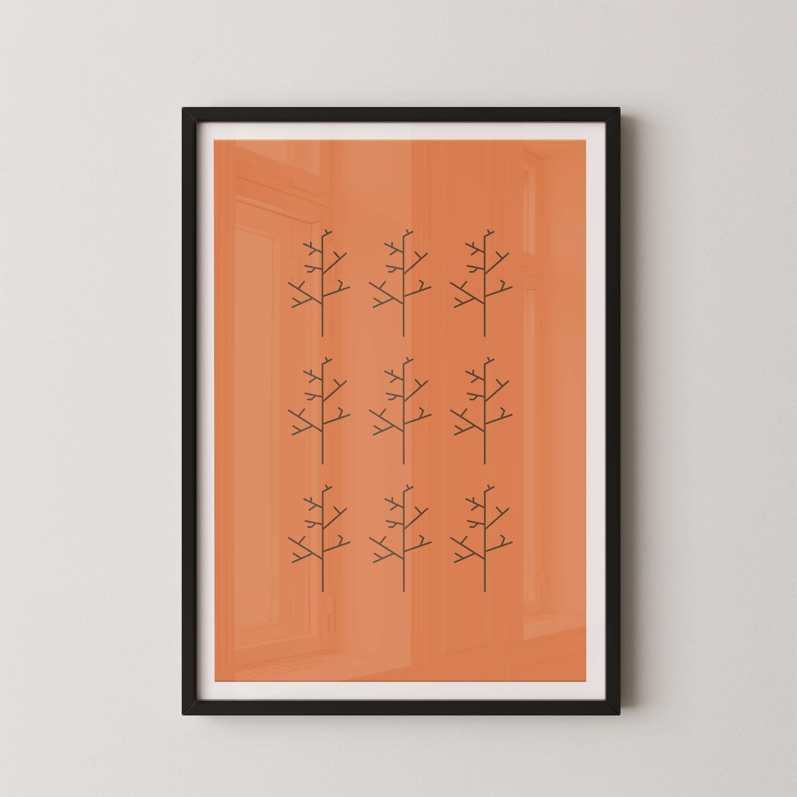 Aspens in Tangerine