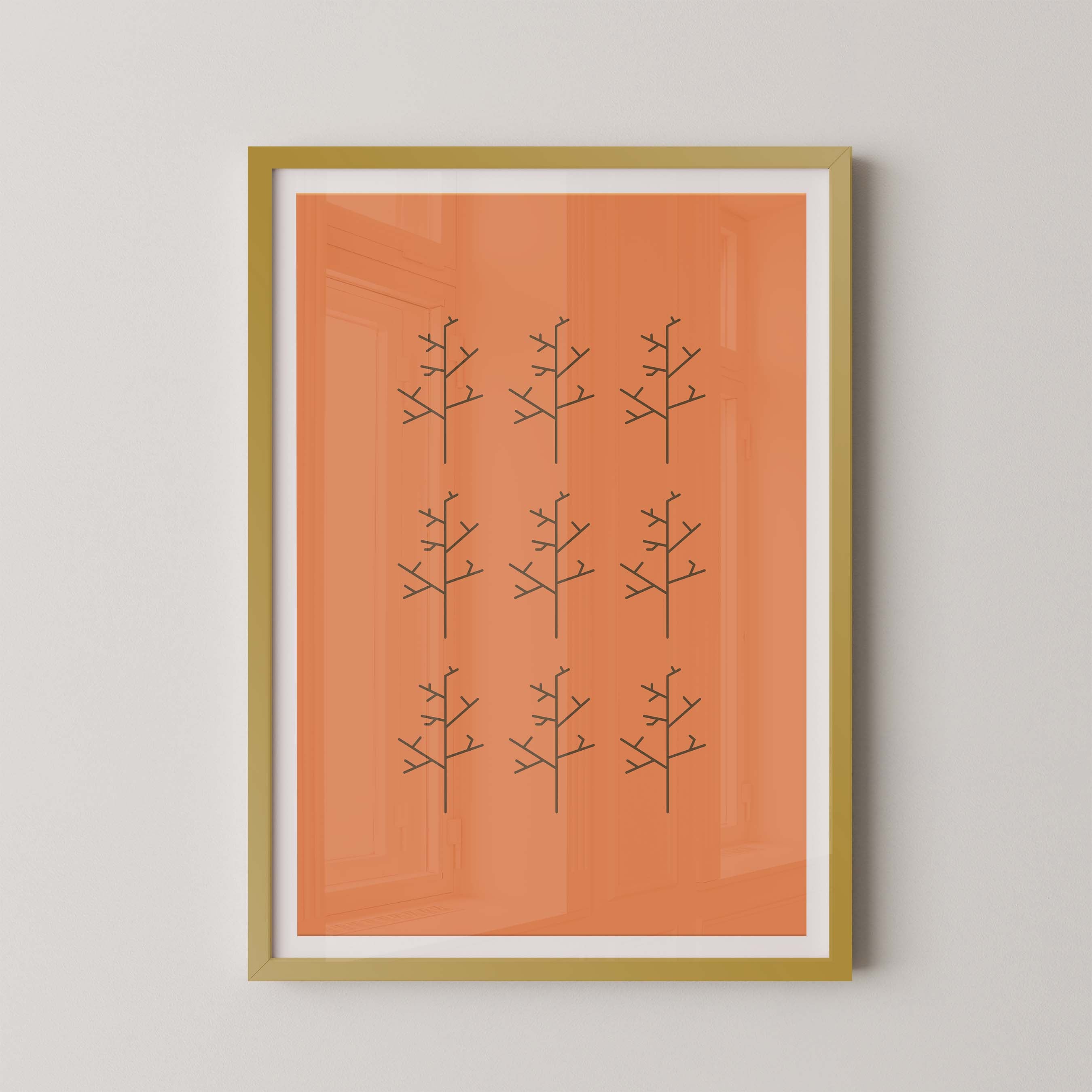 Aspens in Tangerine