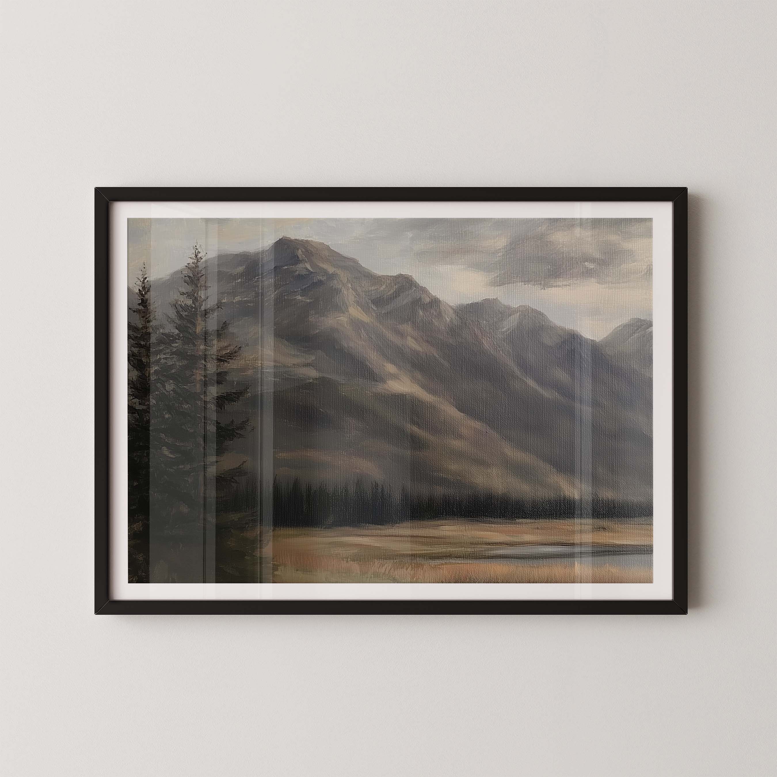 Autumn Field | Moody Landscape Art