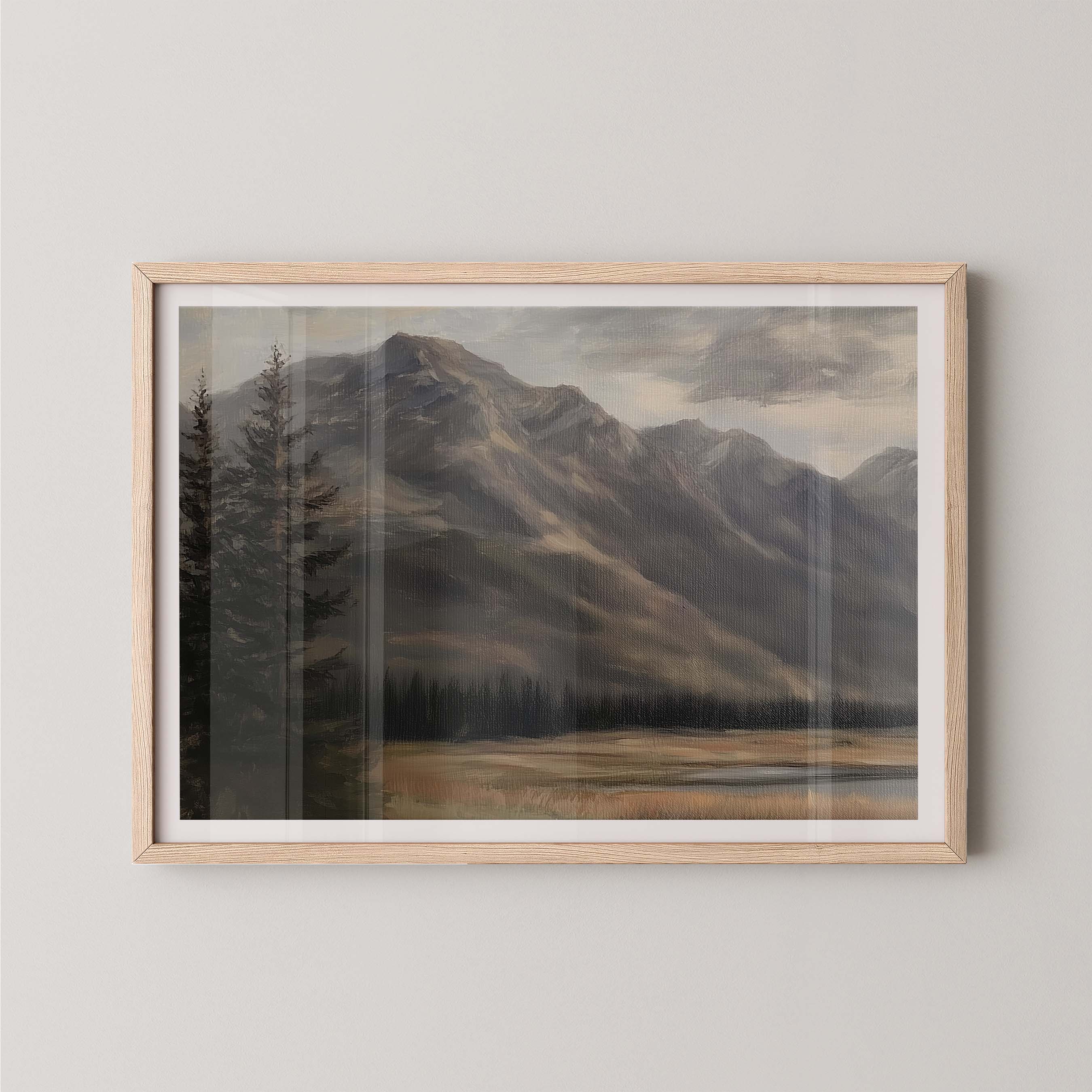 Autumn Field | Moody Landscape Art