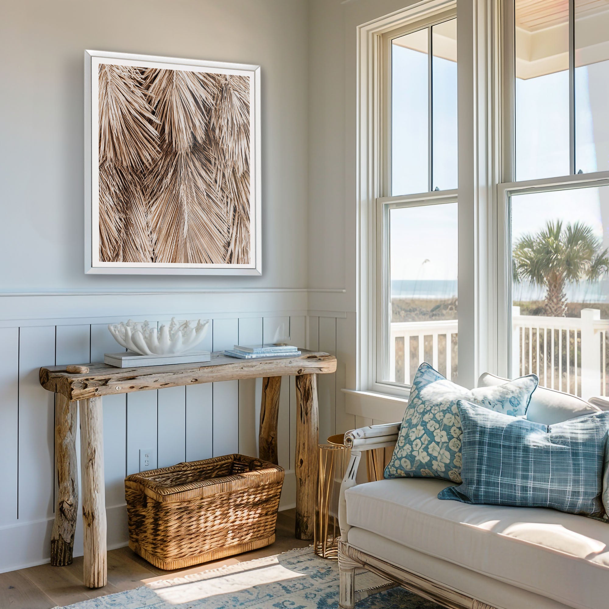 Beige Fronds I