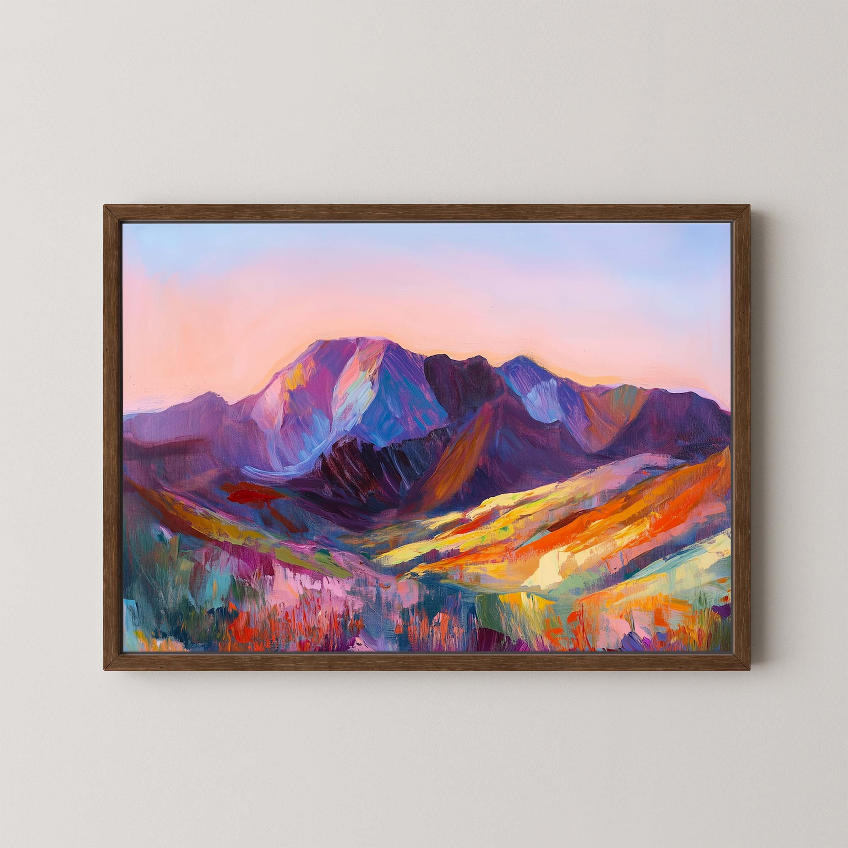 Colorful Mountains I