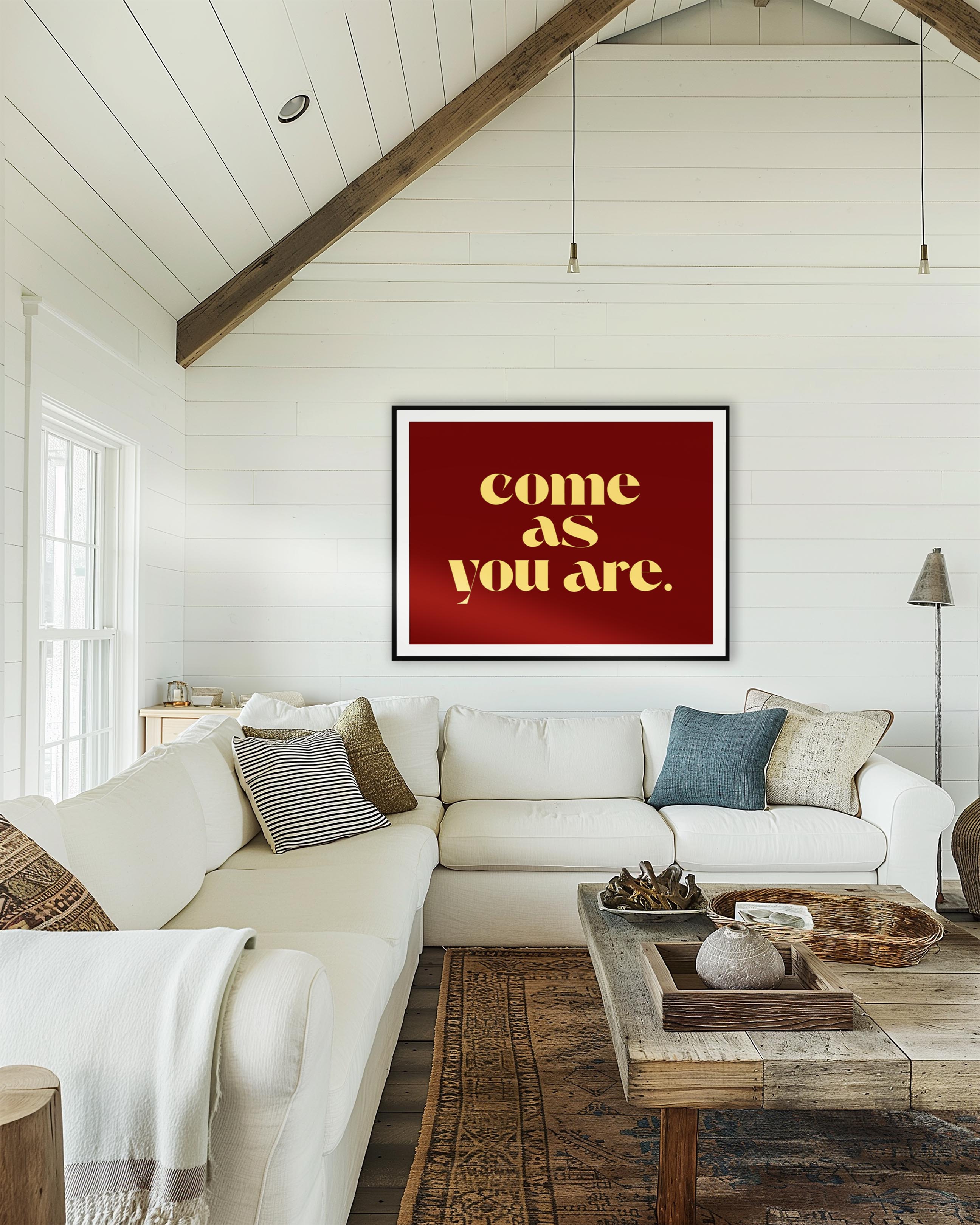 Come As You Are in Red and Yellow