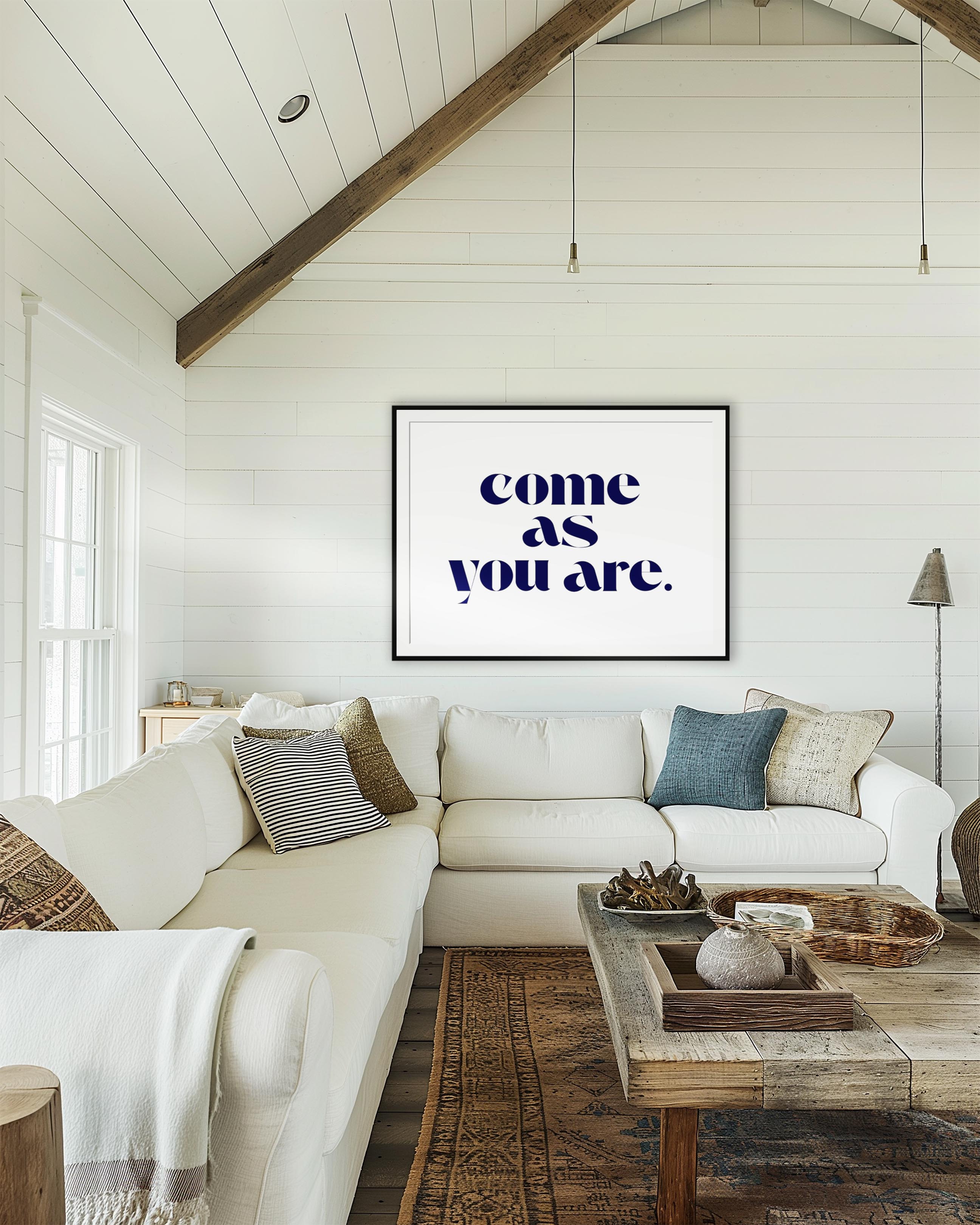Come As You Are in White and Blue