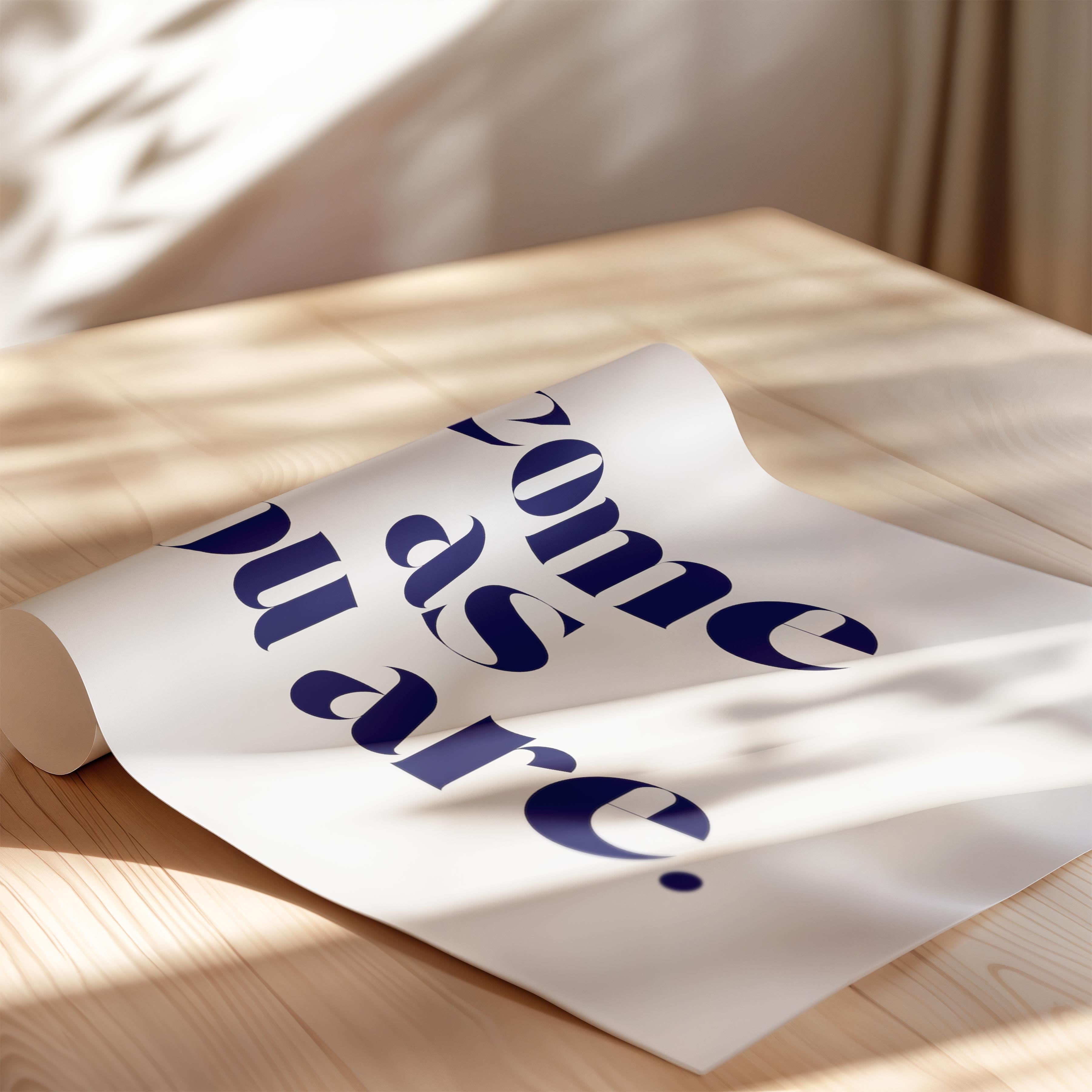 Come As You Are in White and Blue
