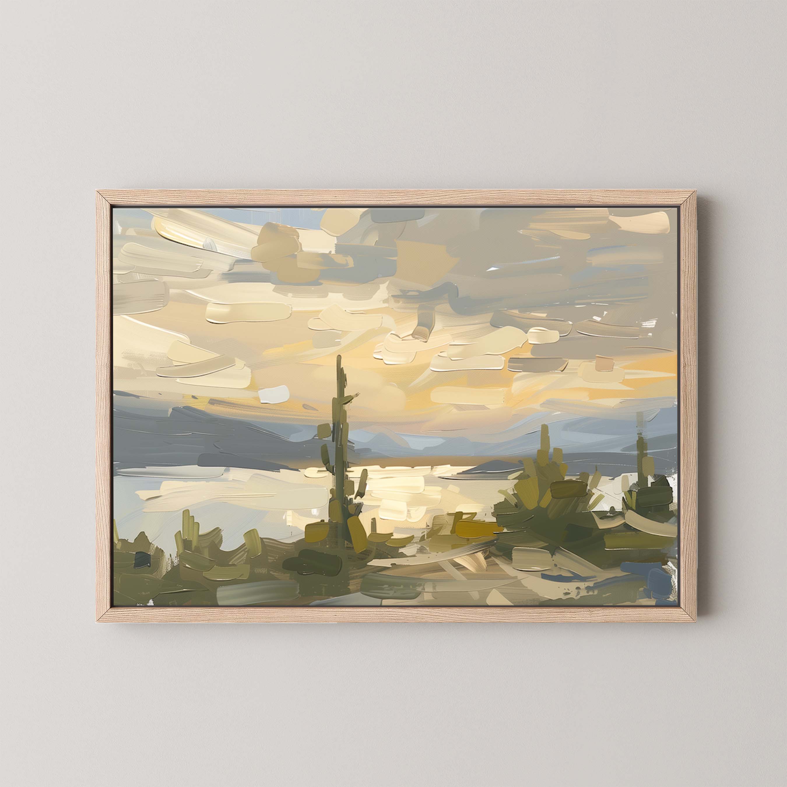 Desert Lake Sunset