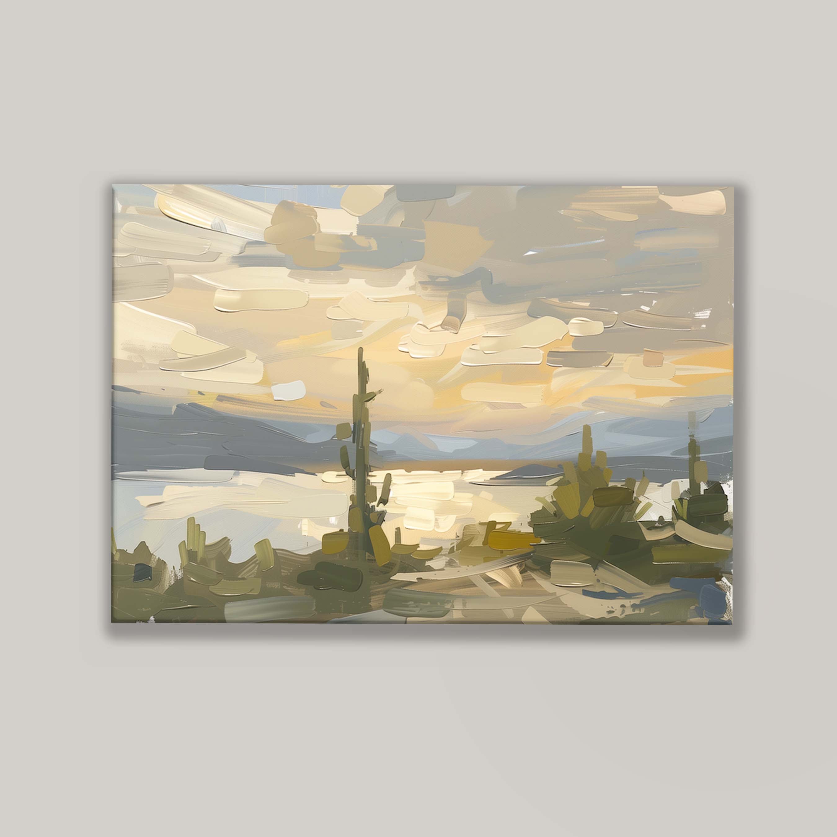 Desert Lake Sunset