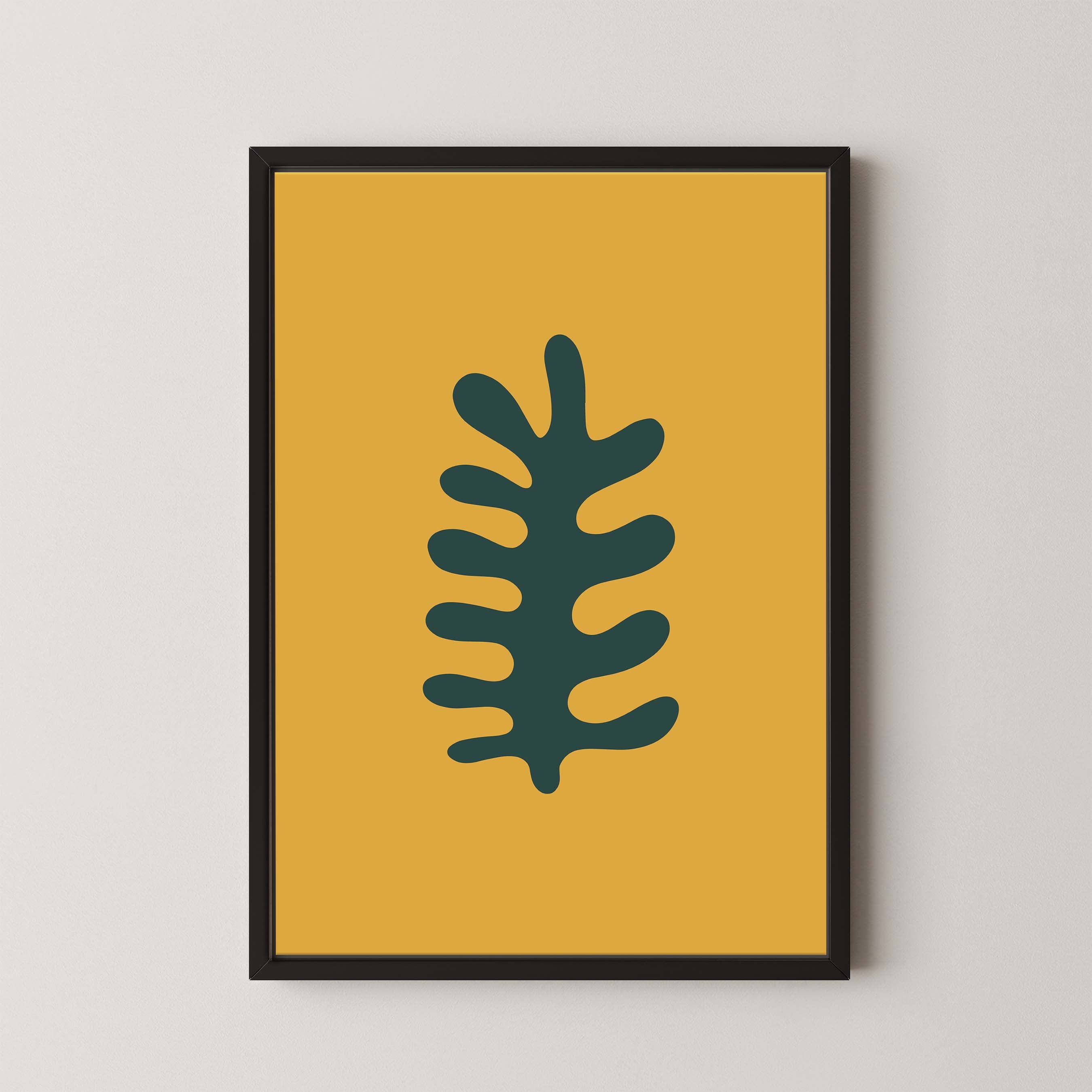 Fern in Gold and Green