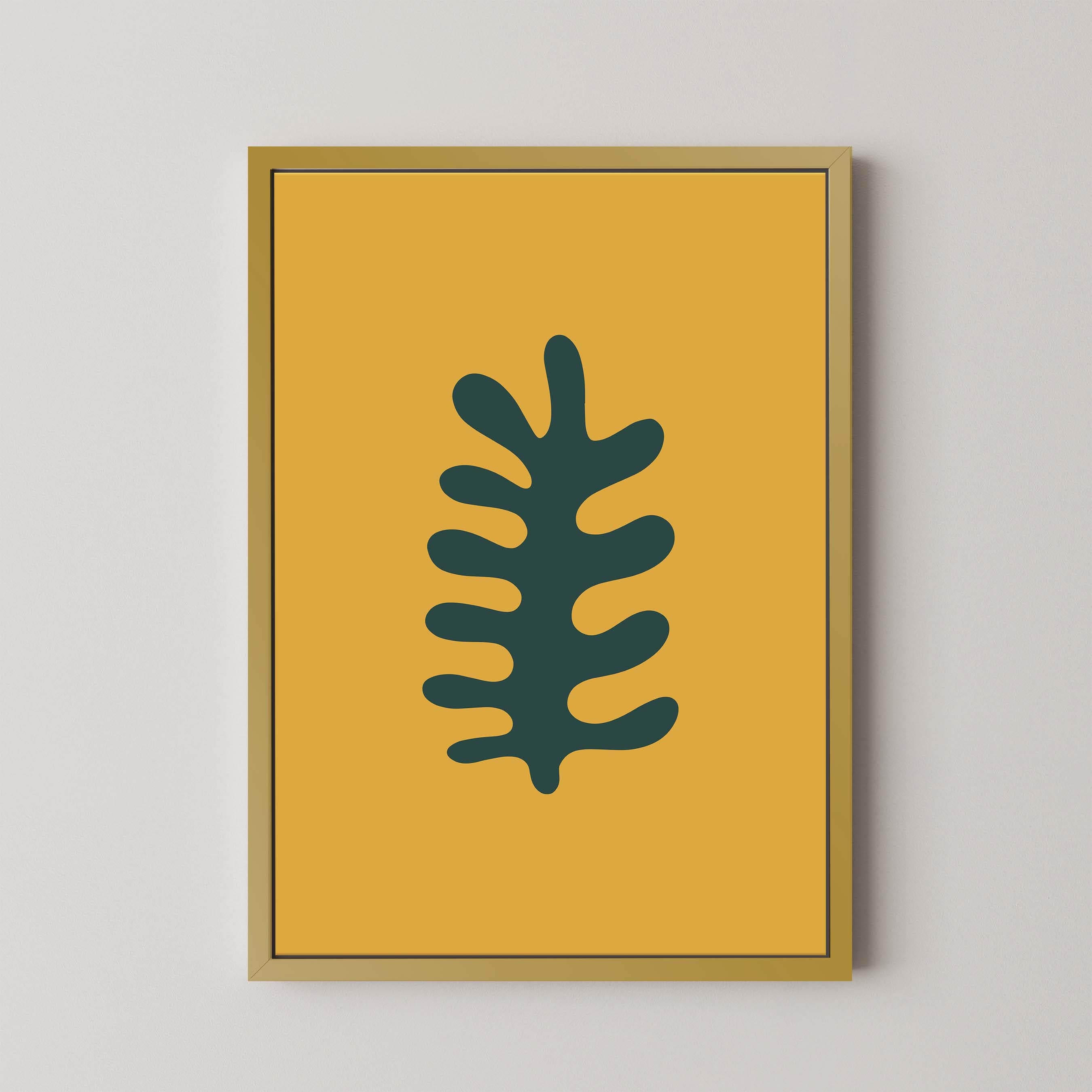 Fern in Gold and Green