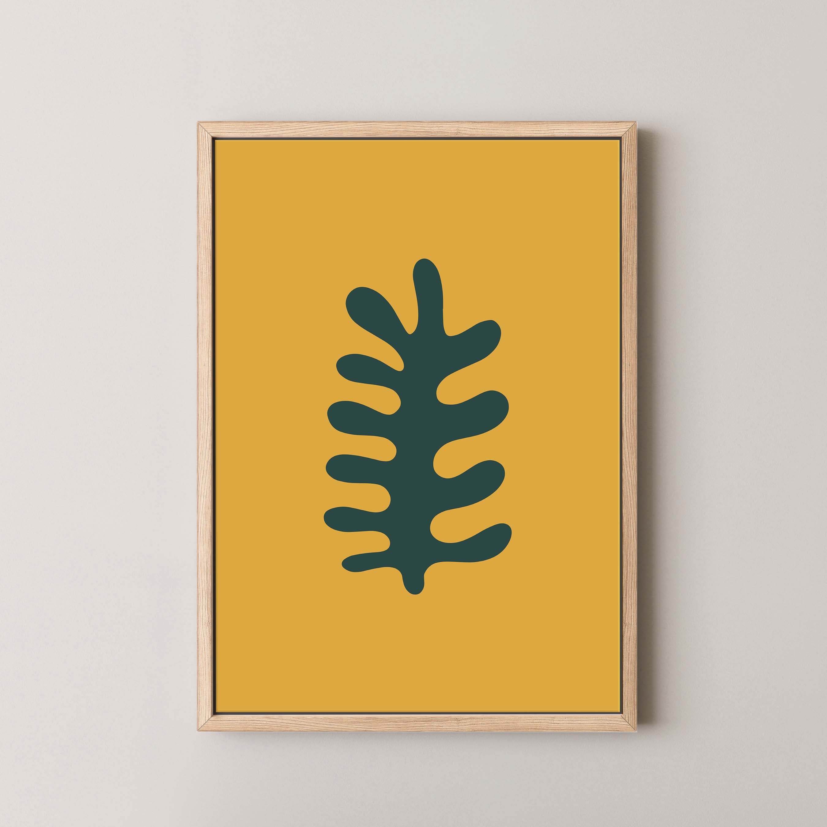 Fern in Gold and Green