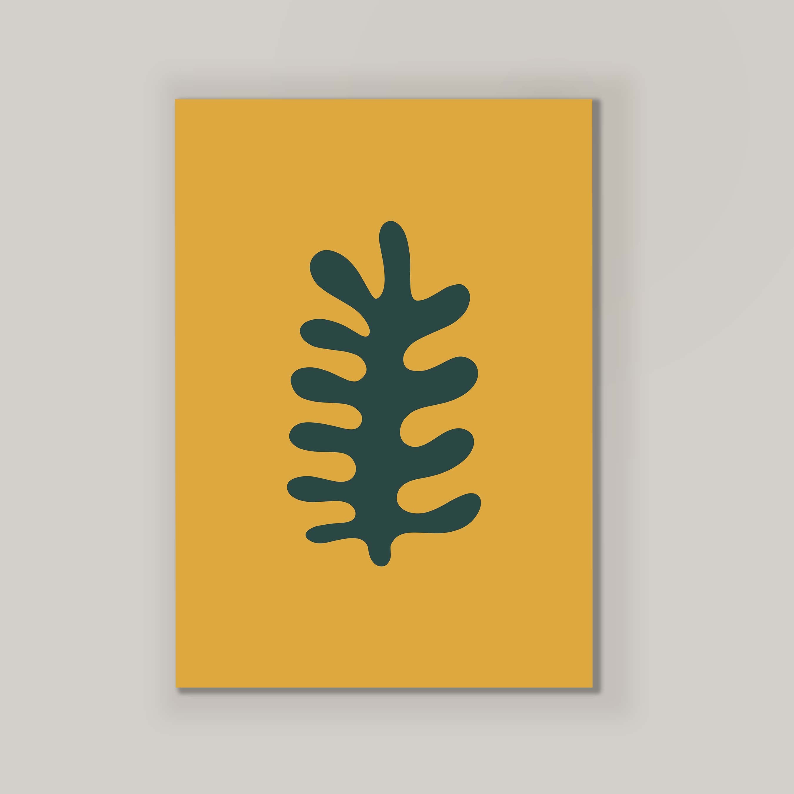 Fern in Gold and Green