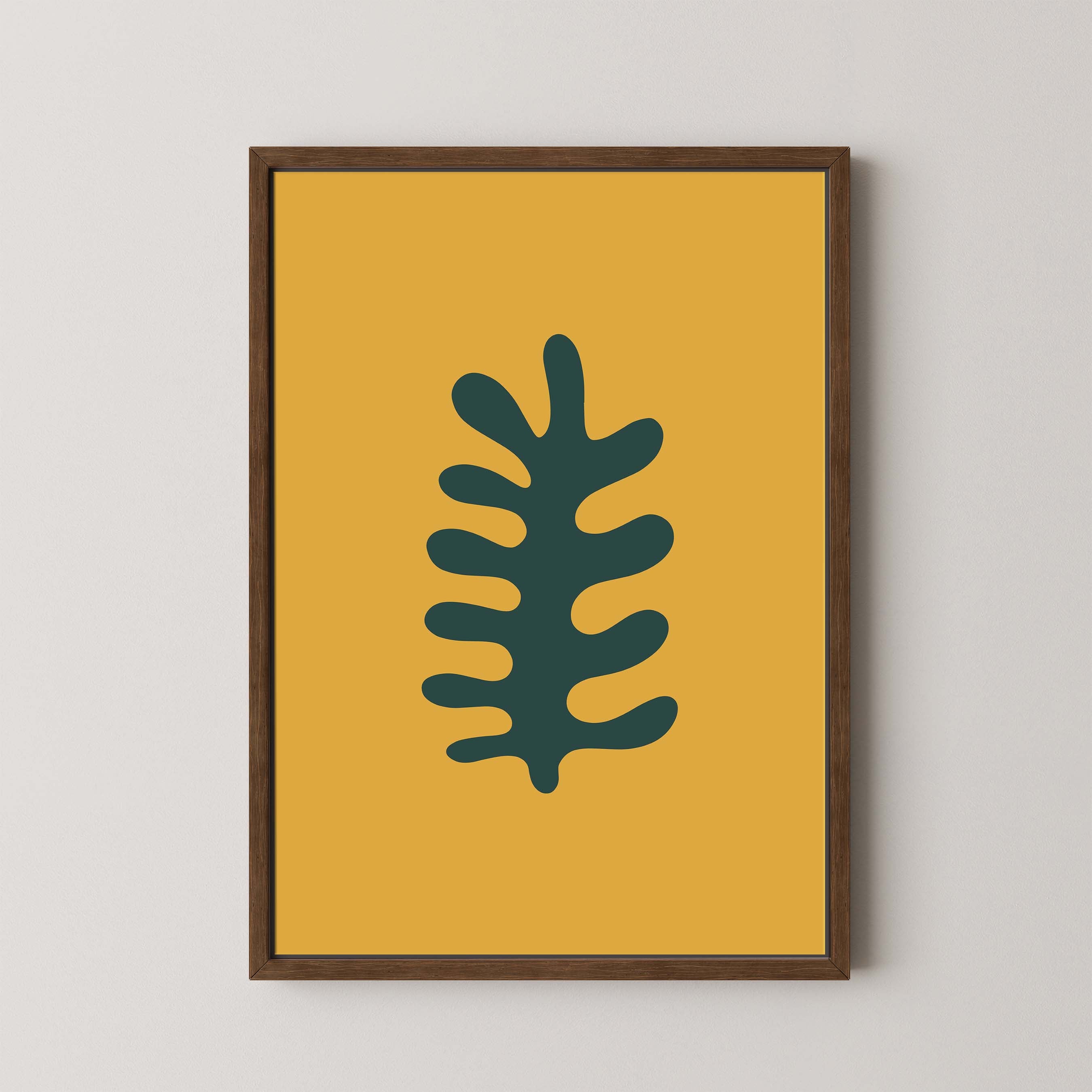 Fern in Gold and Green