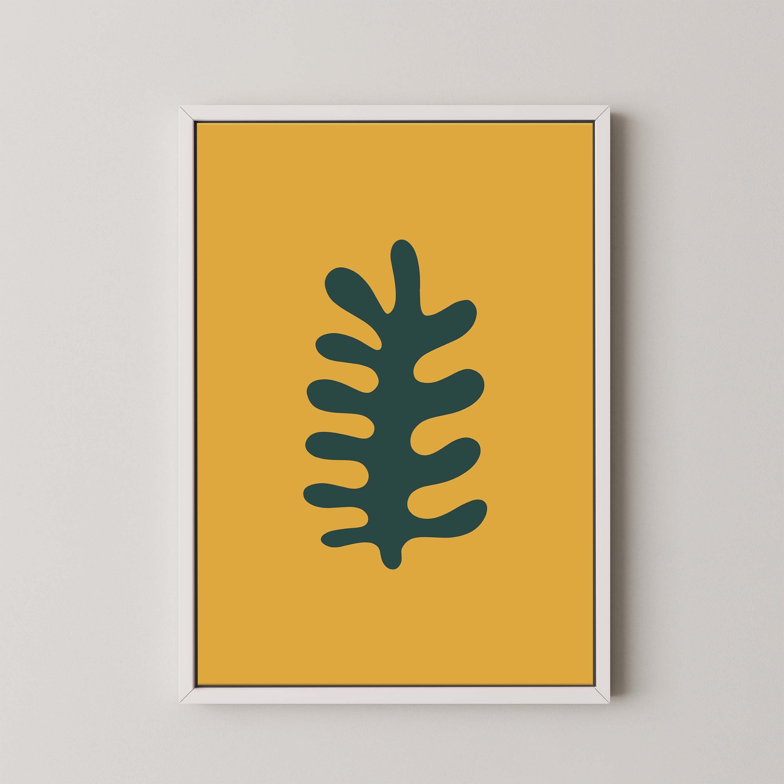 Fern in Gold and Green