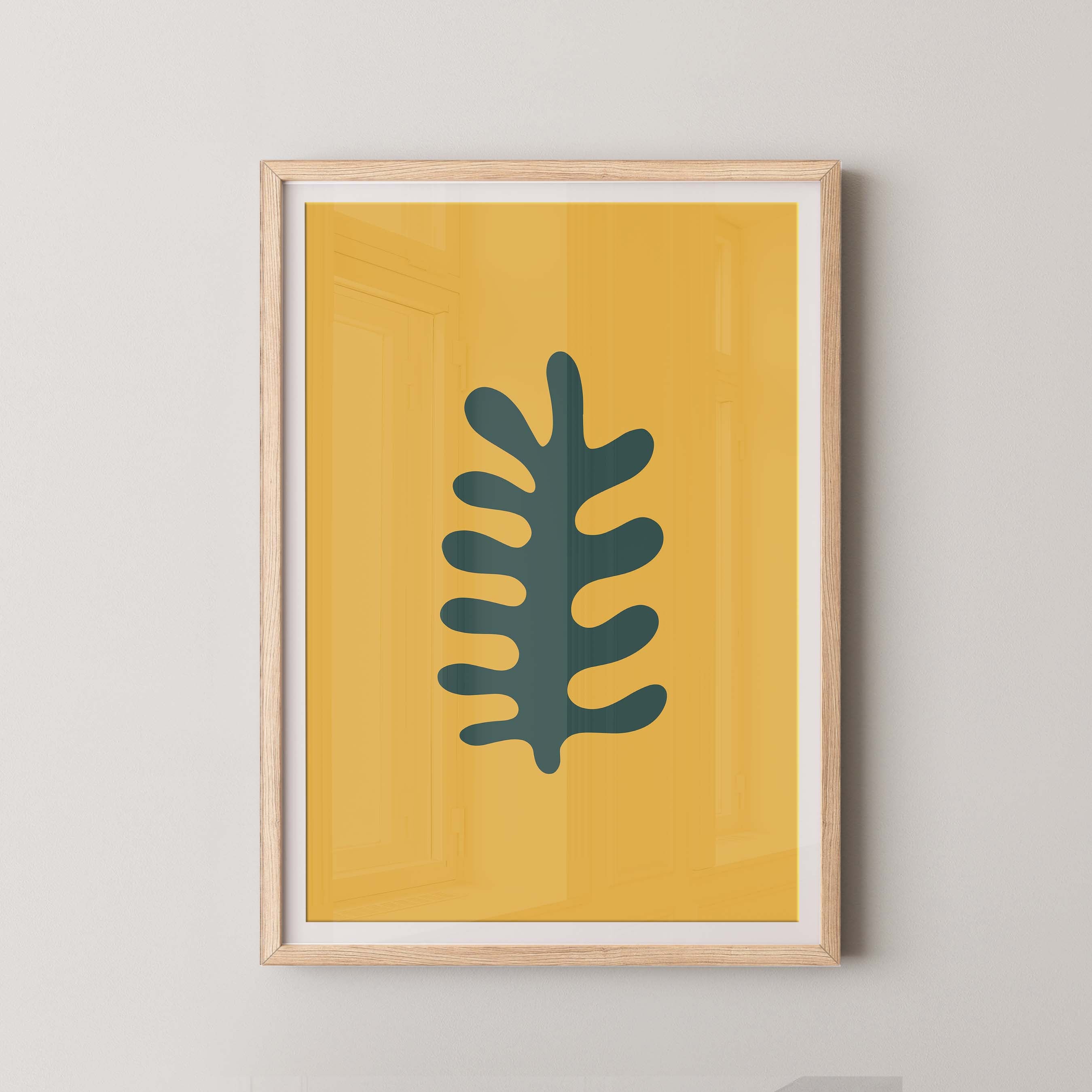 Fern in Gold and Green