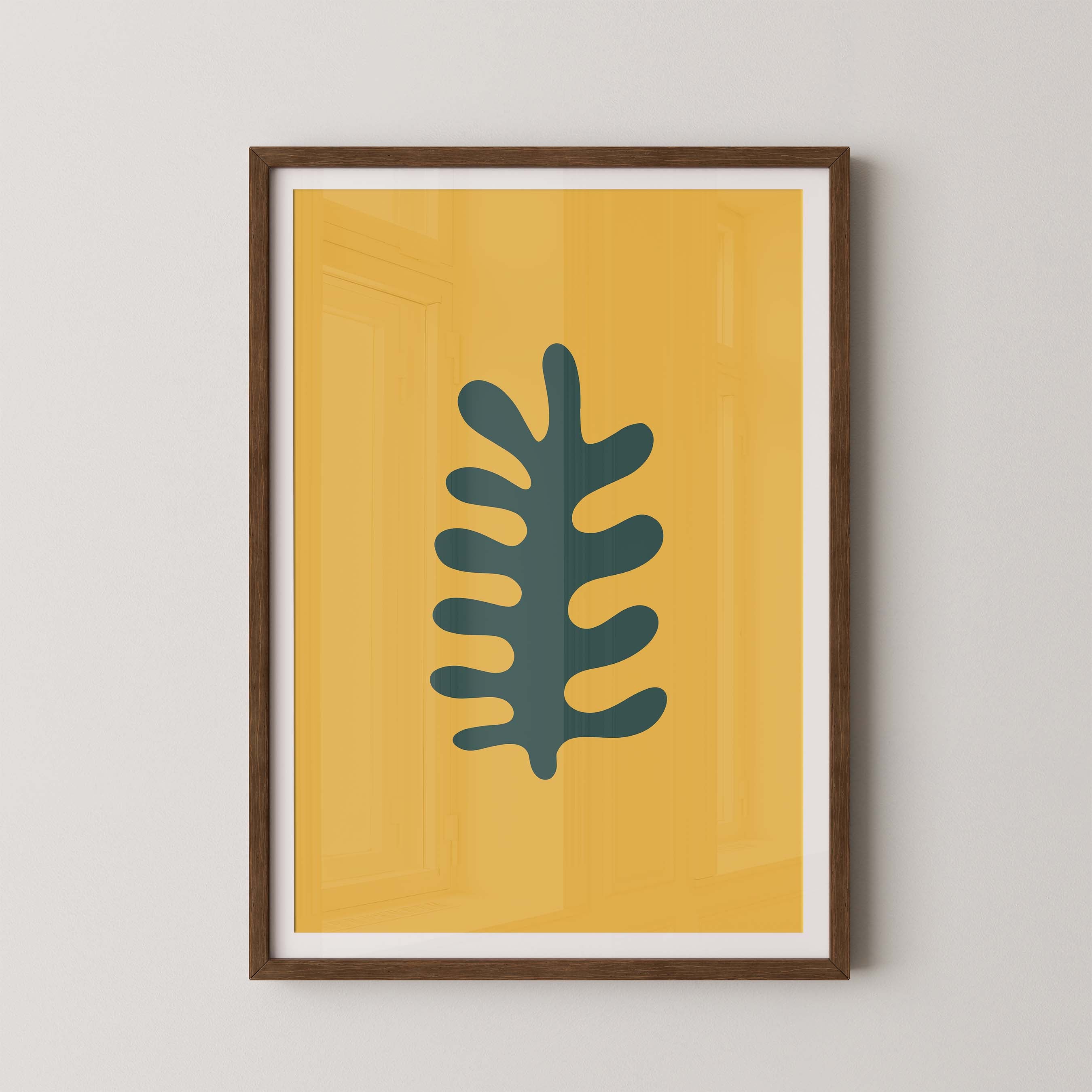 Fern in Gold and Green