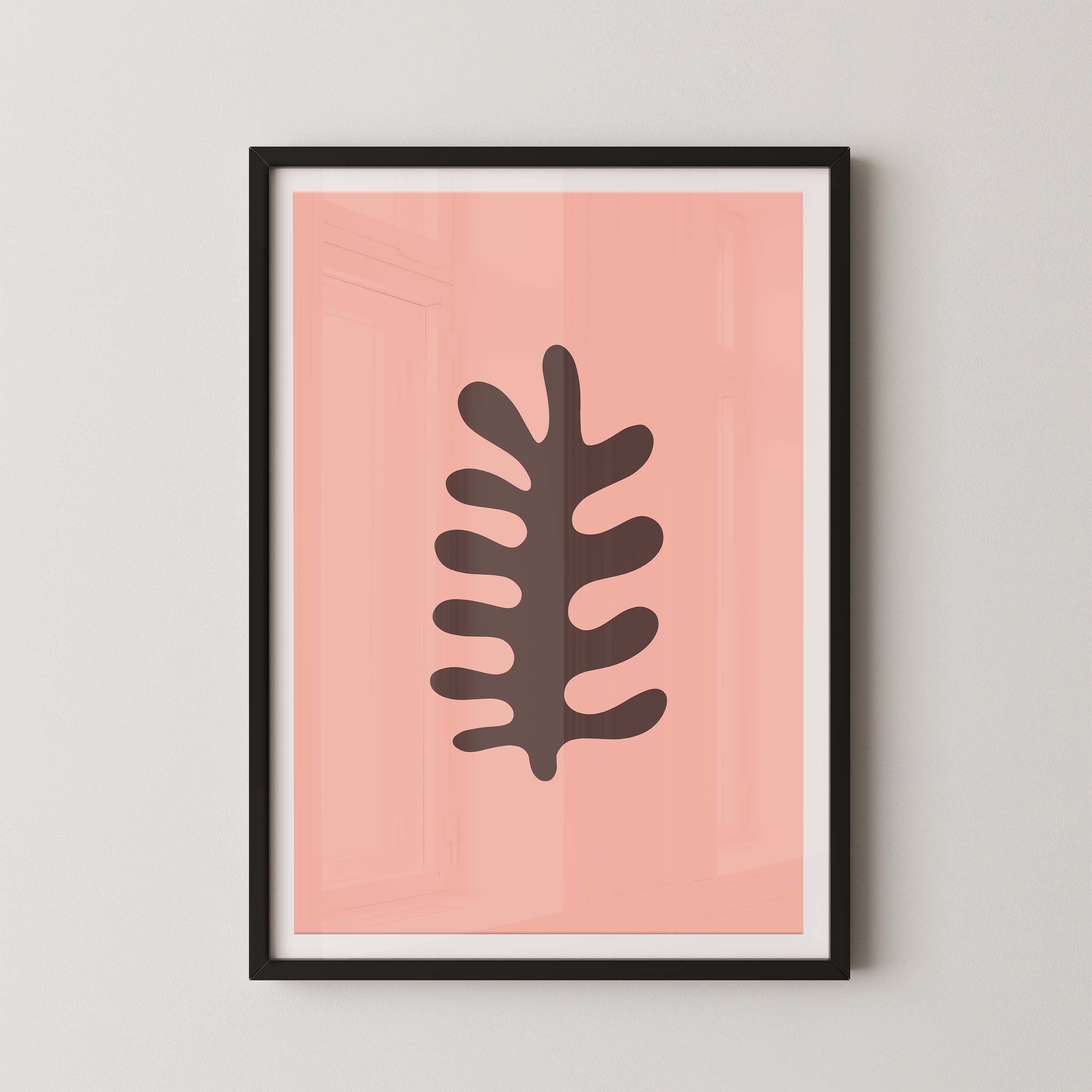 Fern in Salmon and Brown