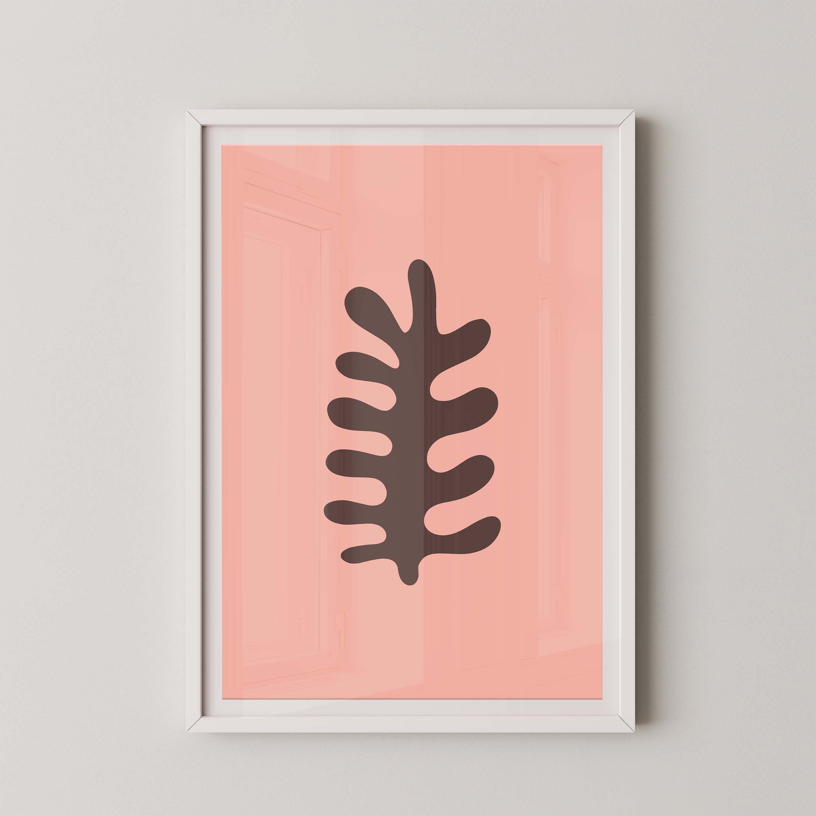 Fern in Salmon and Brown