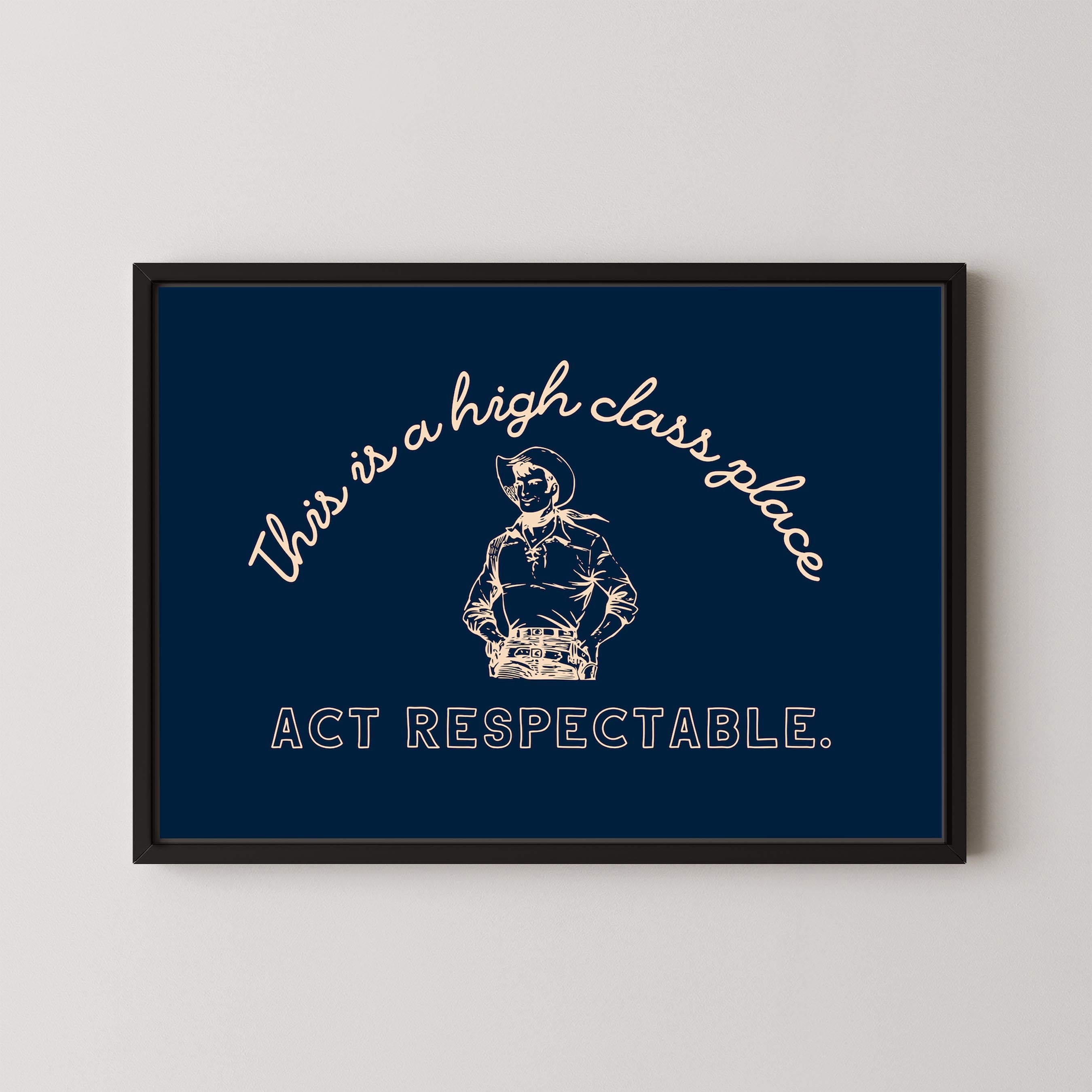 High Class Place in Navy