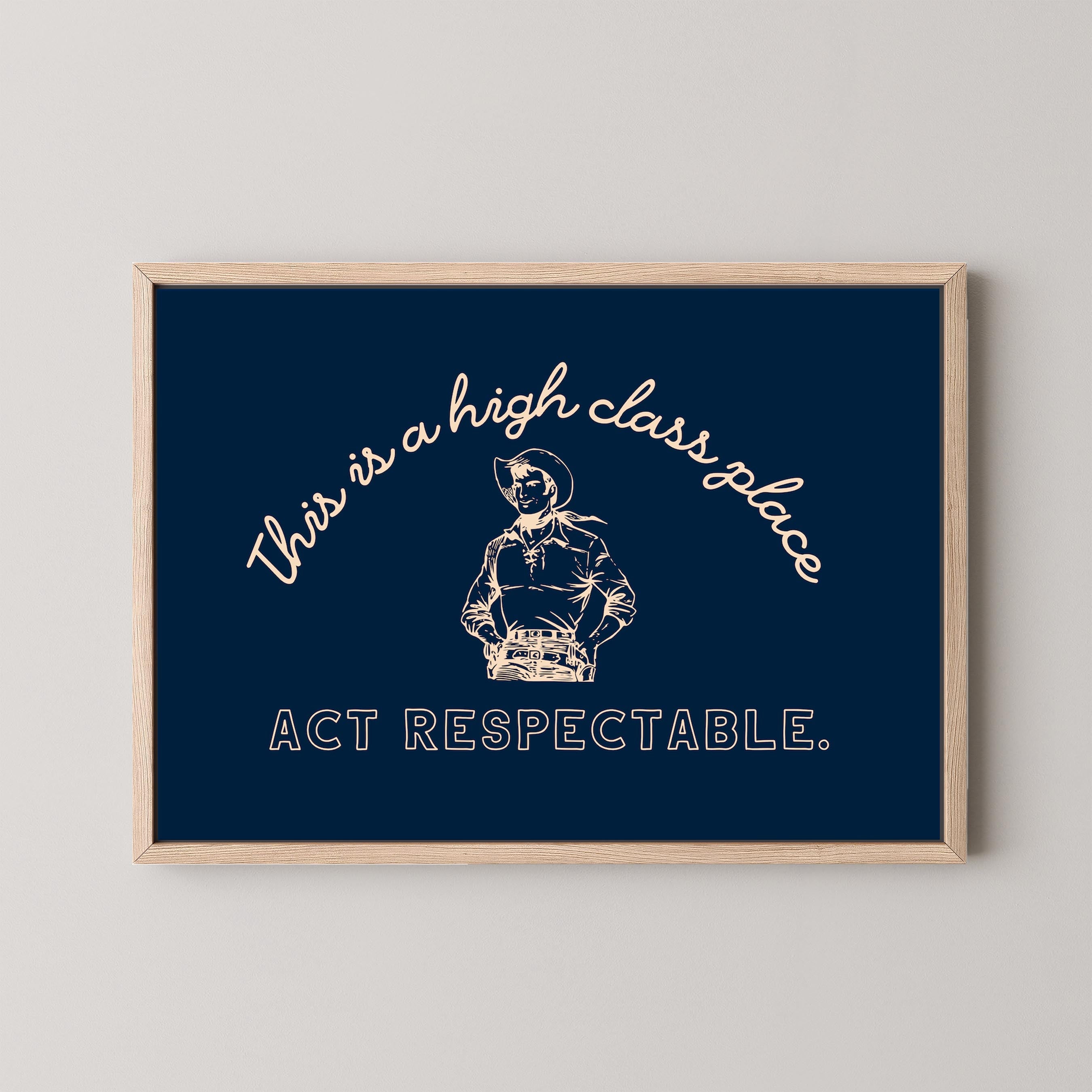 High Class Place in Navy