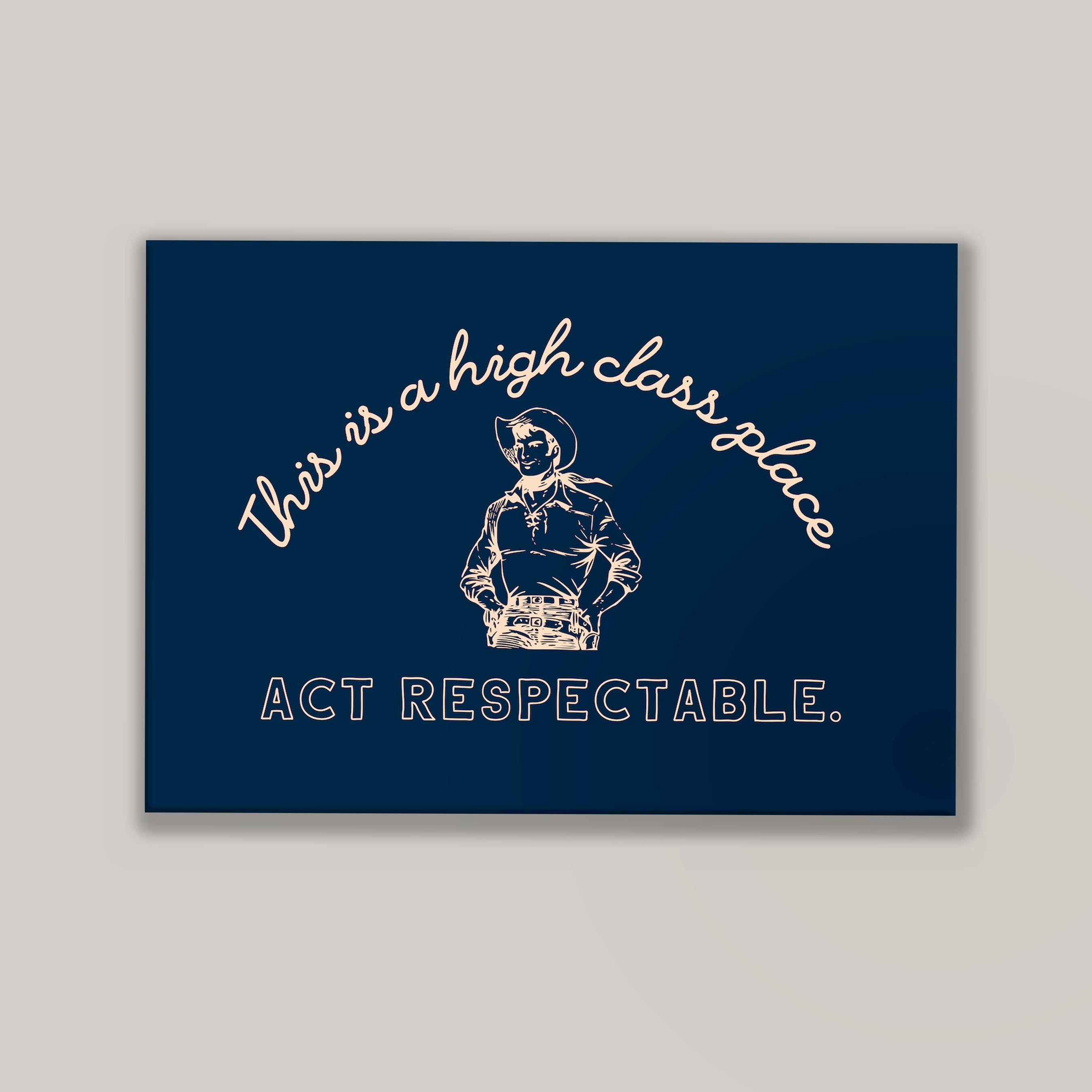 High Class Place in Navy