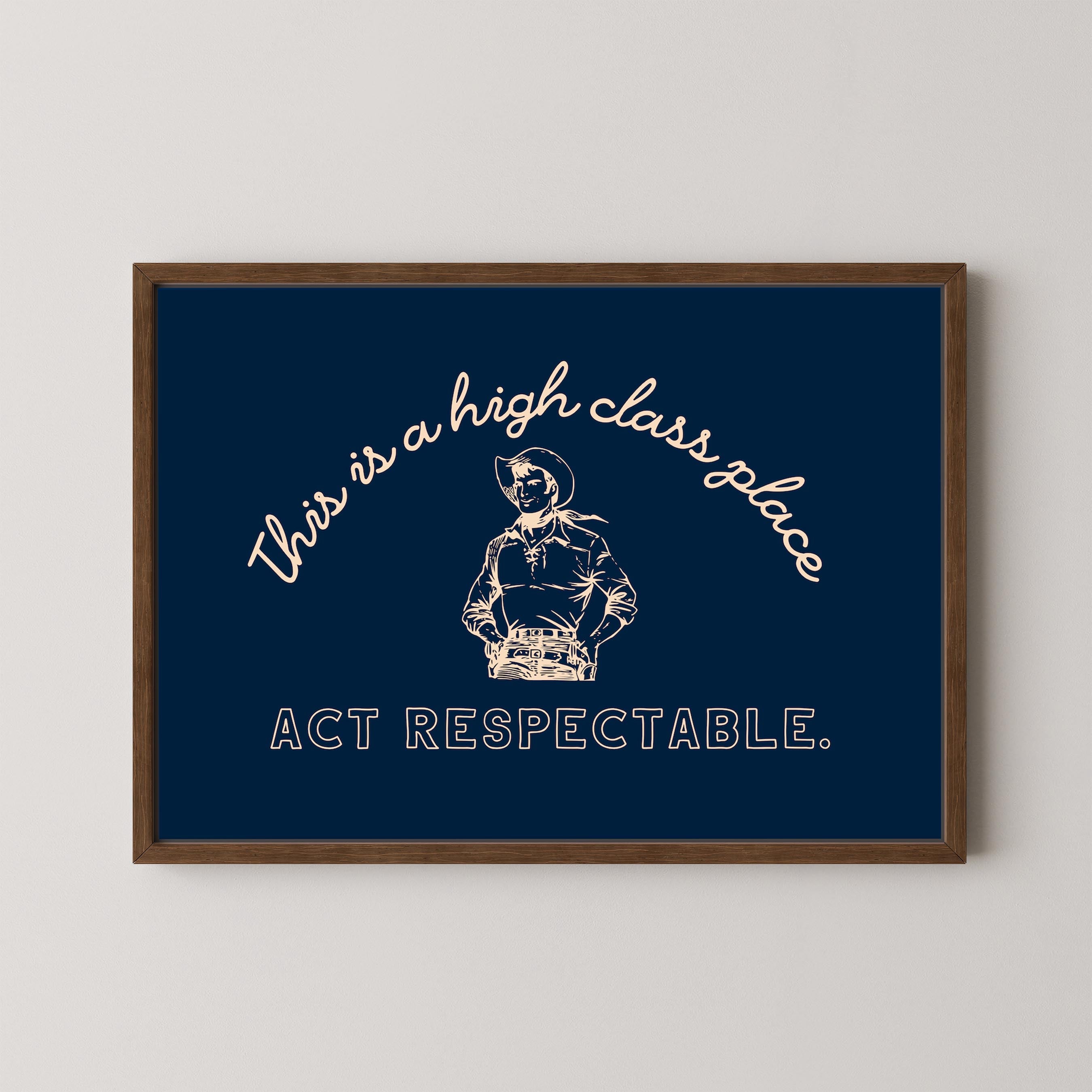 High Class Place in Navy