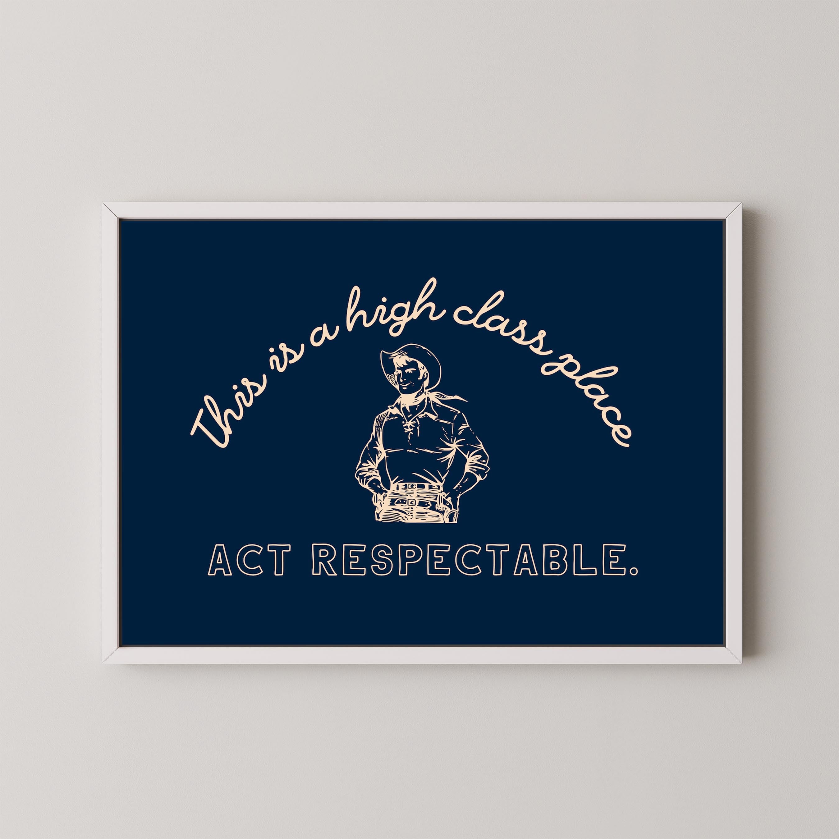 High Class Place in Navy