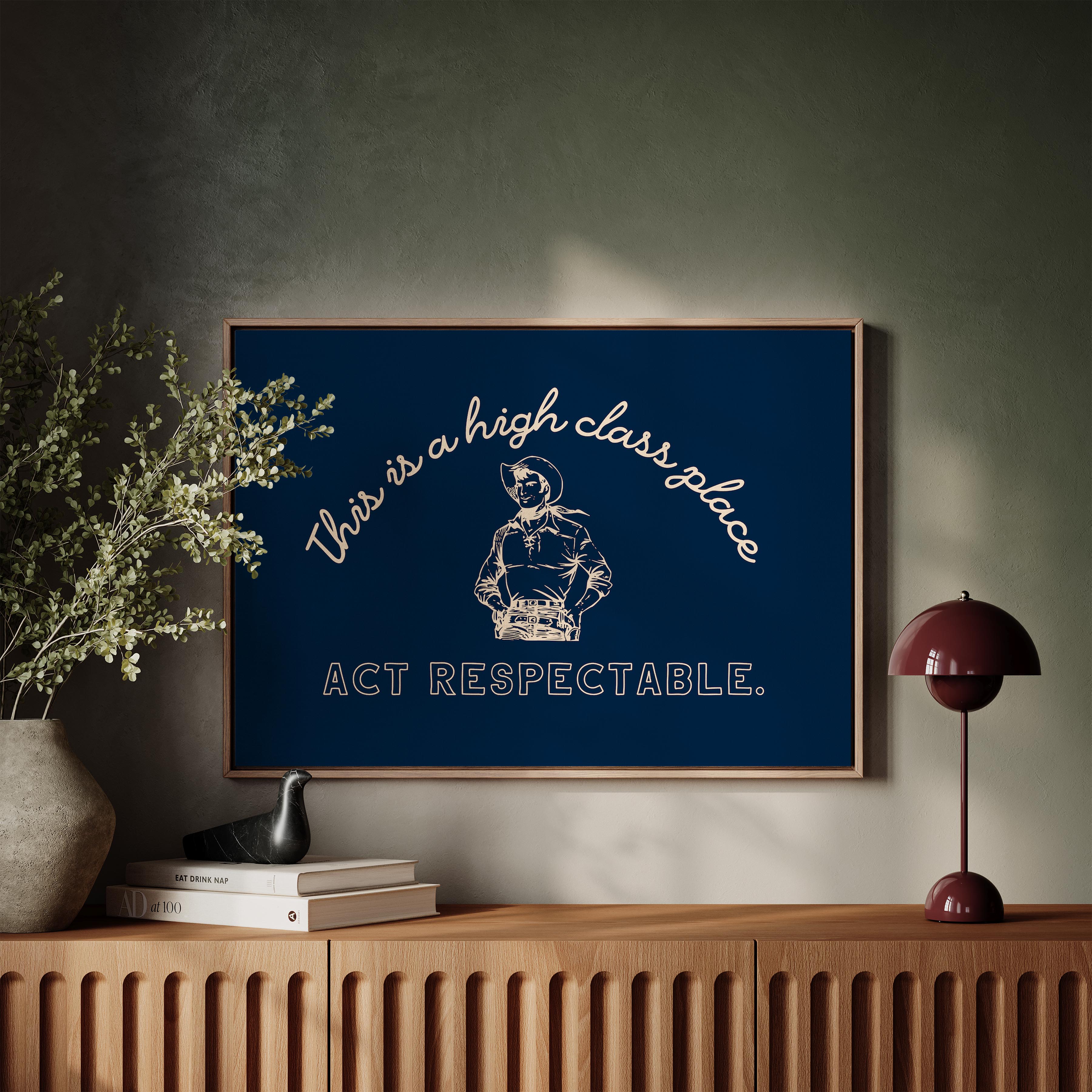 High Class Place in Navy