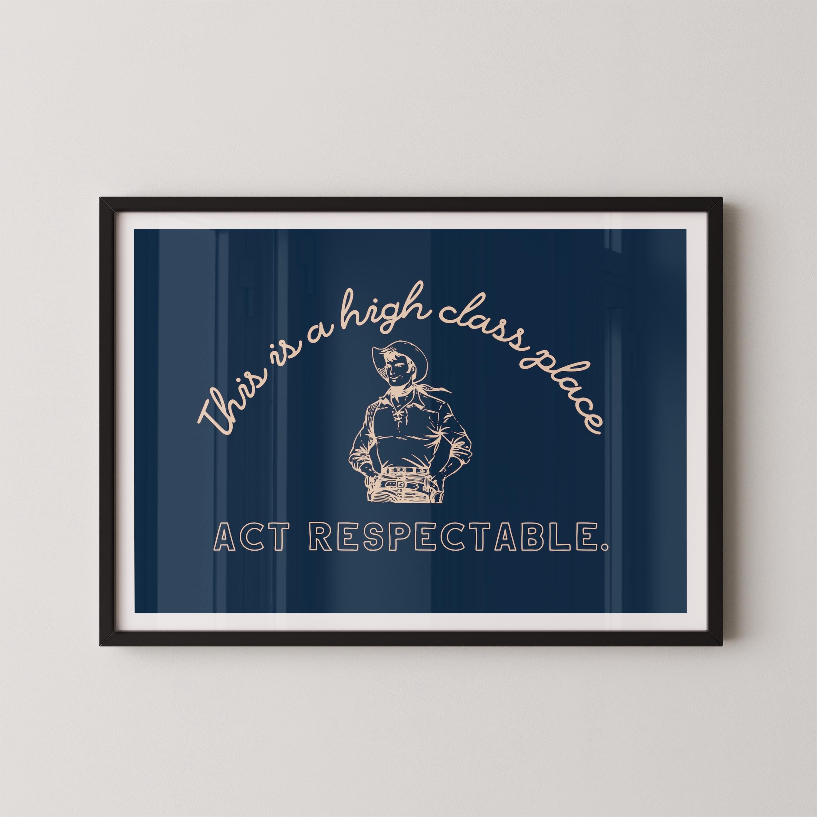 High Class Place in Navy