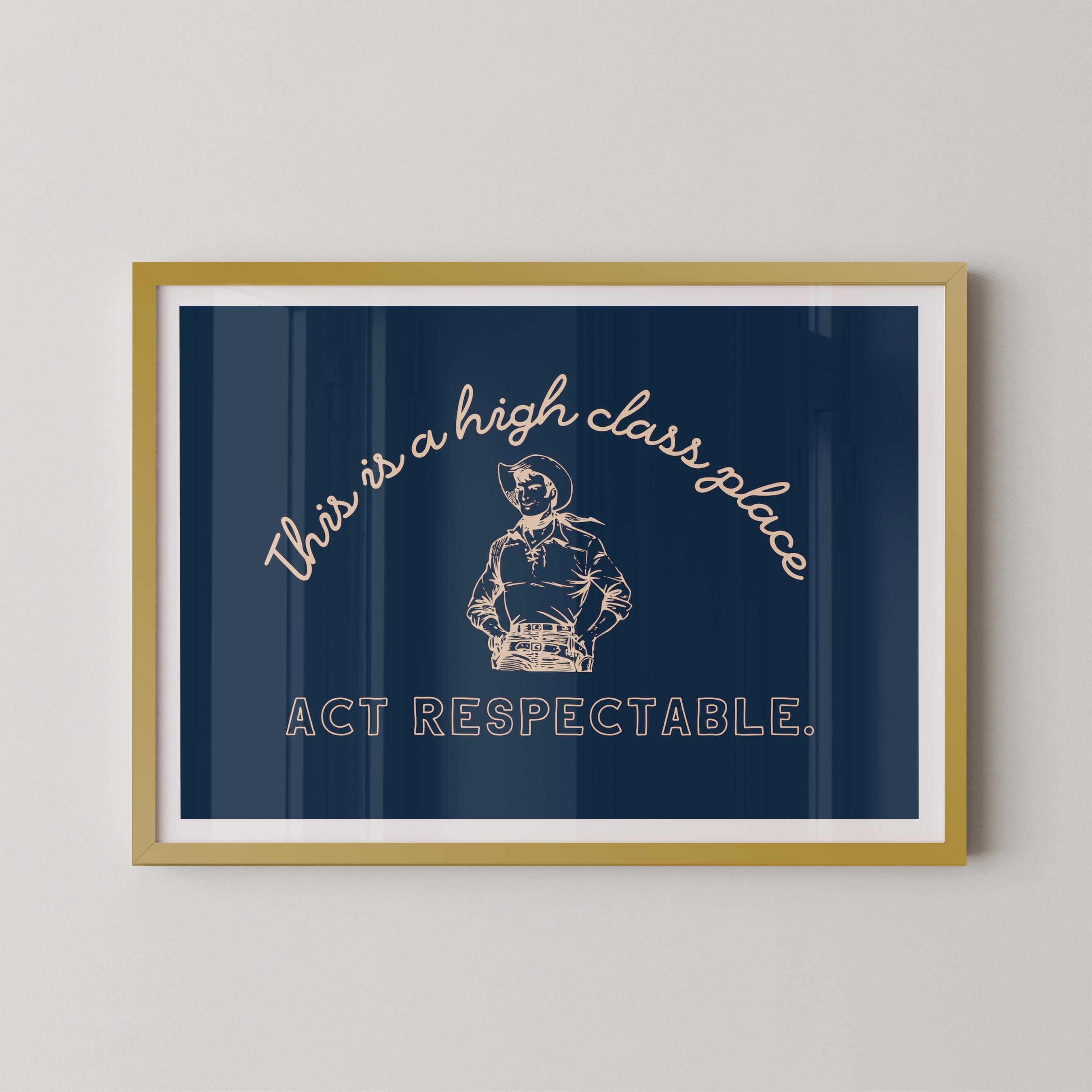 High Class Place in Navy