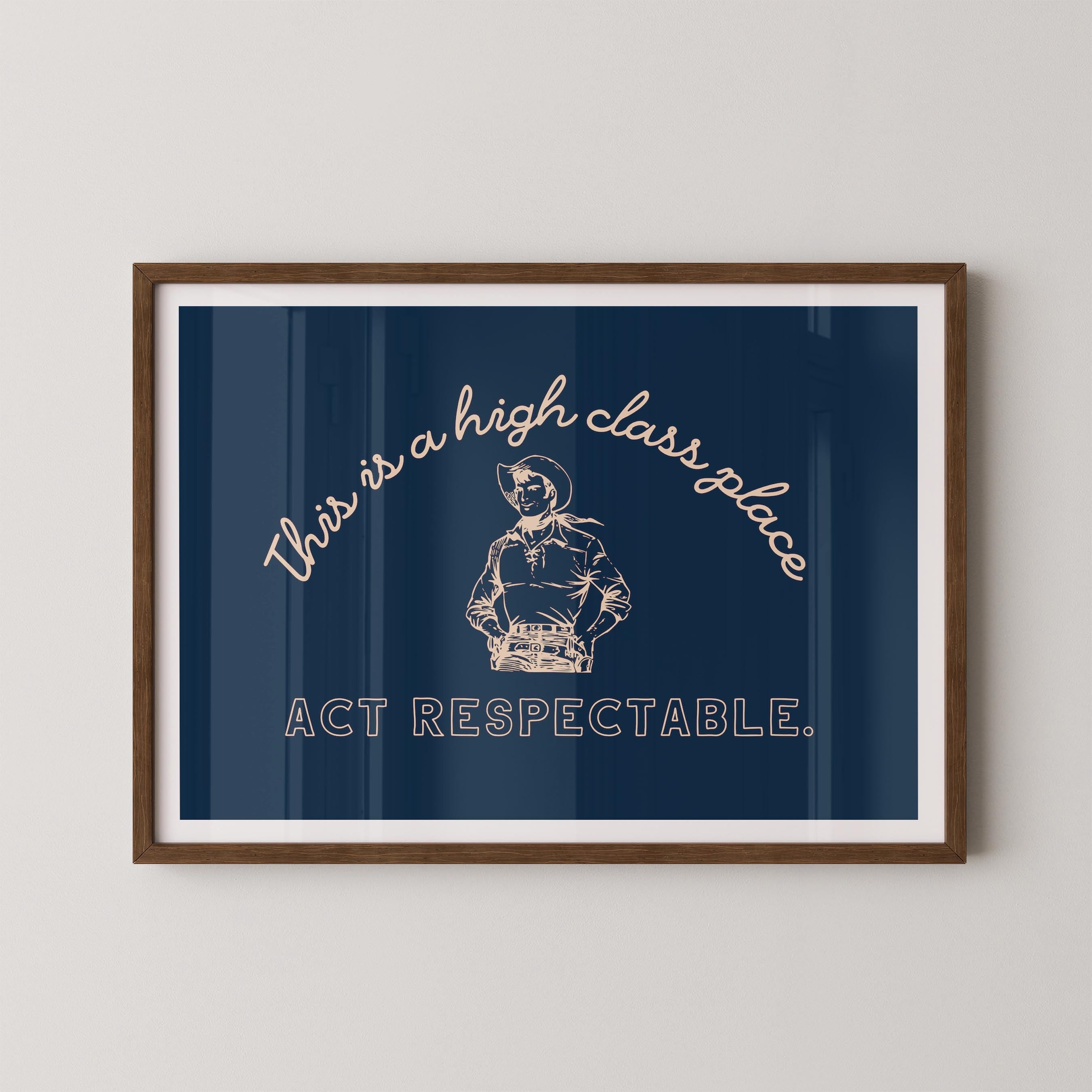 High Class Place in Navy